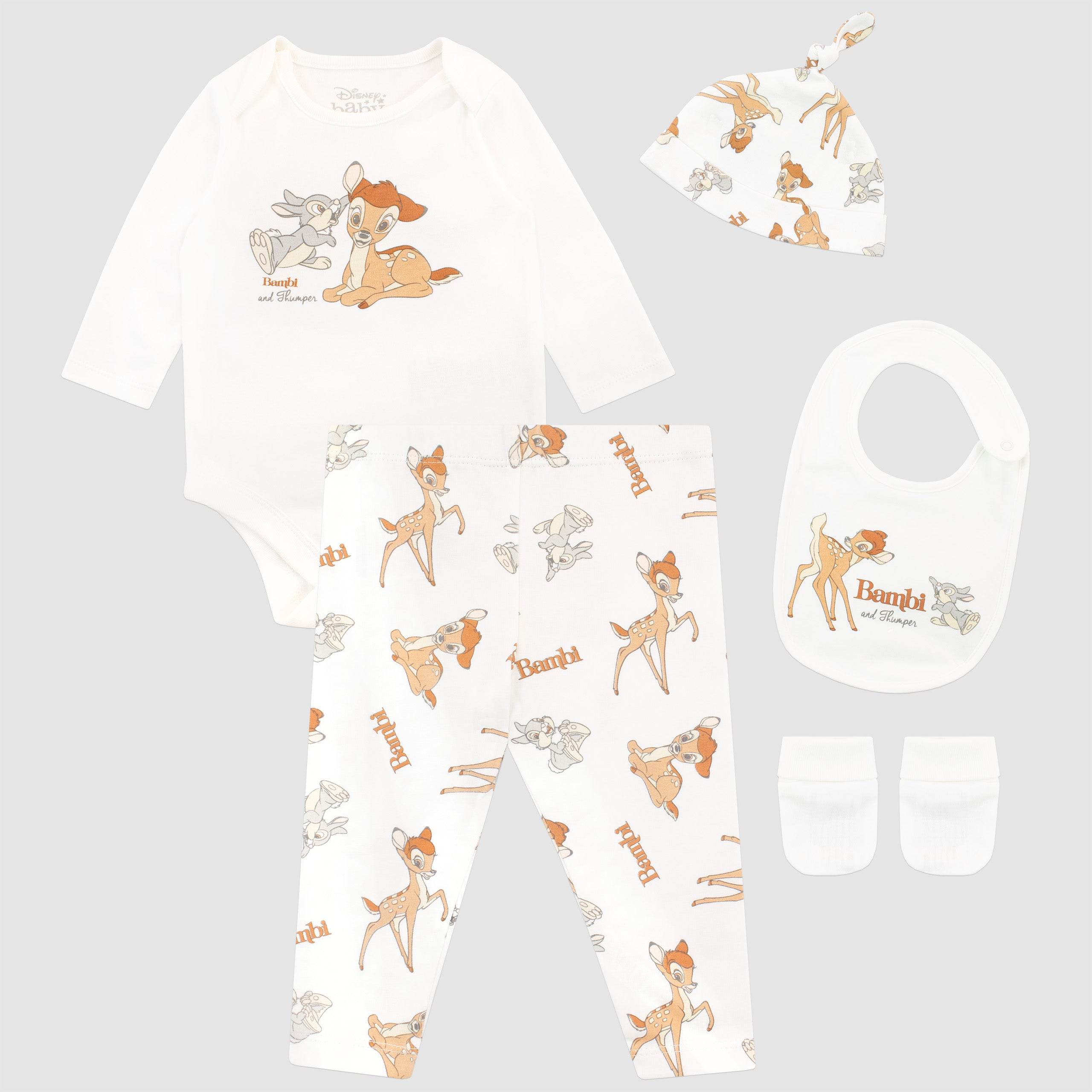 Disney Bambi and Thumper Babywear 5 Piece Set - Image 2
