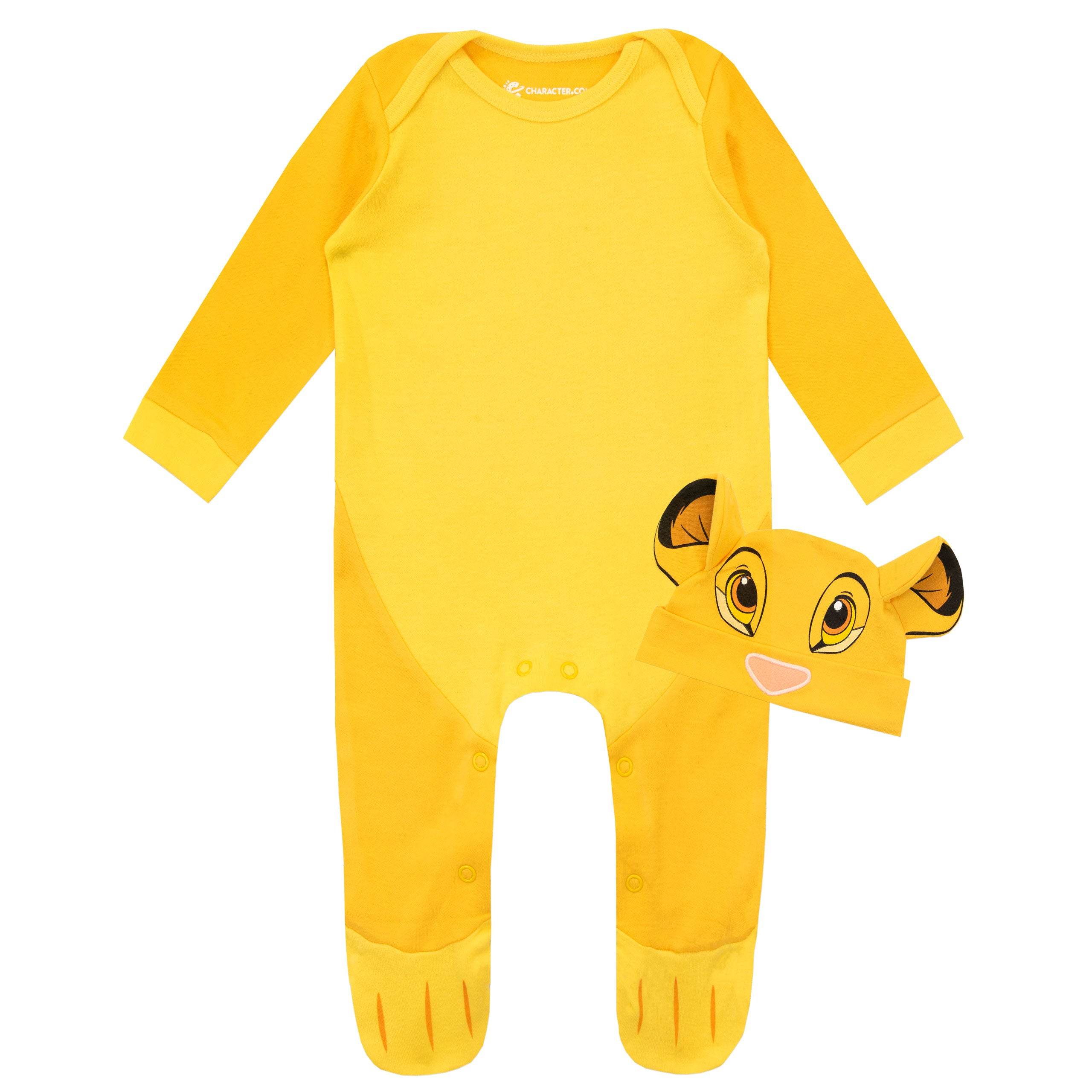 Baby Lion King Sleepsuit and Hat Set - Image 6