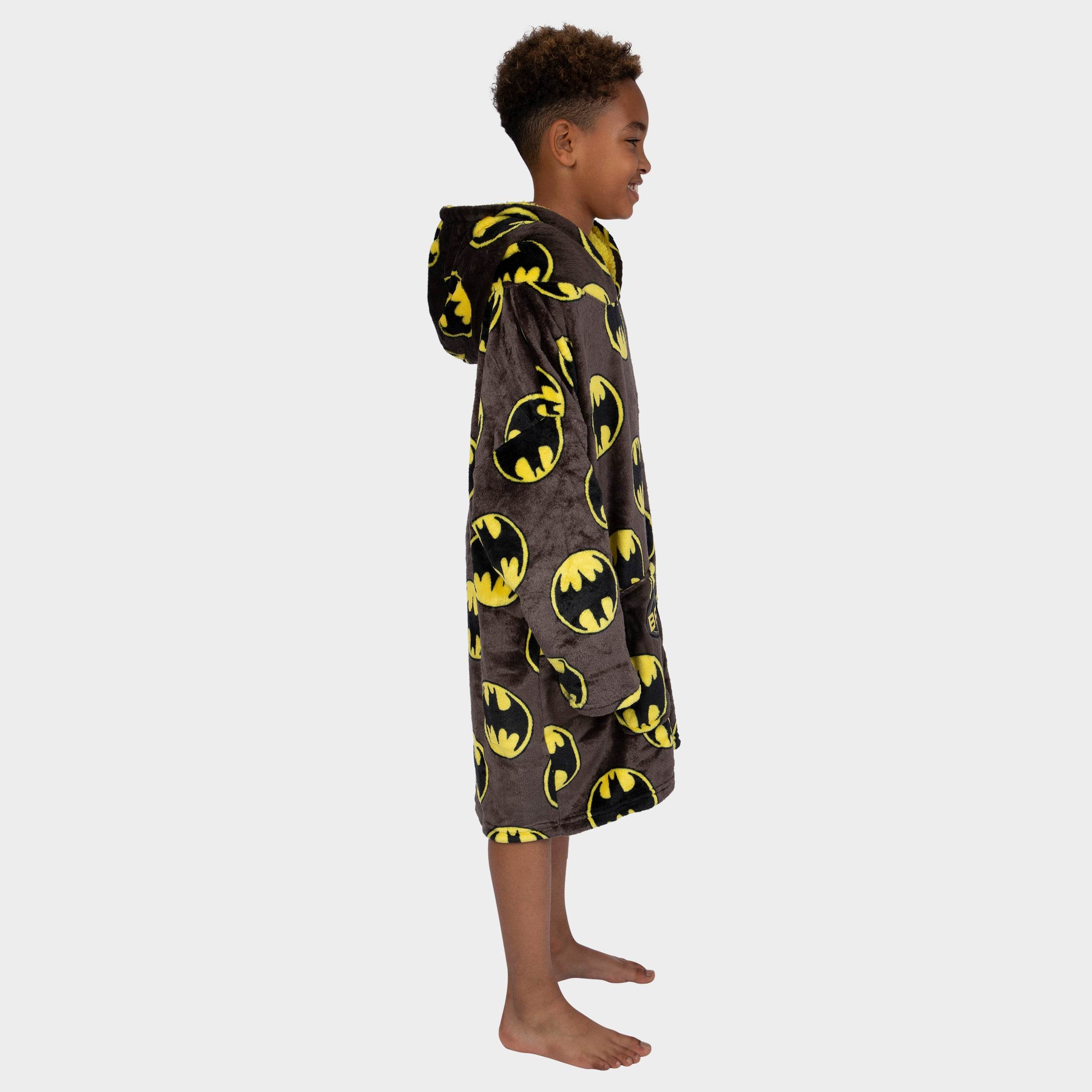 Kids Batman Fleece Hoodie Blanket - One Size - Image 4