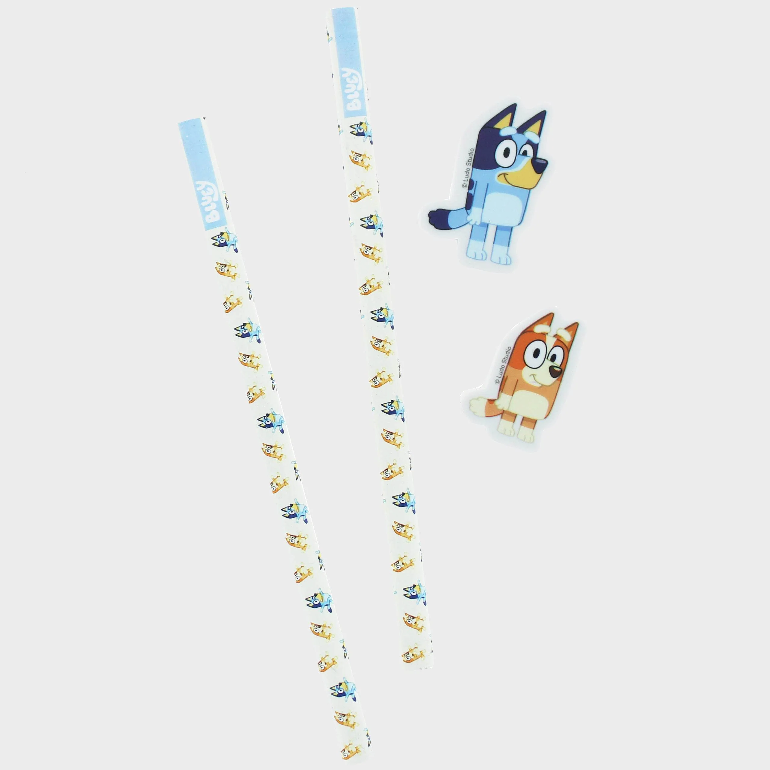 Bluey Pencil & Eraser Set - Image 2