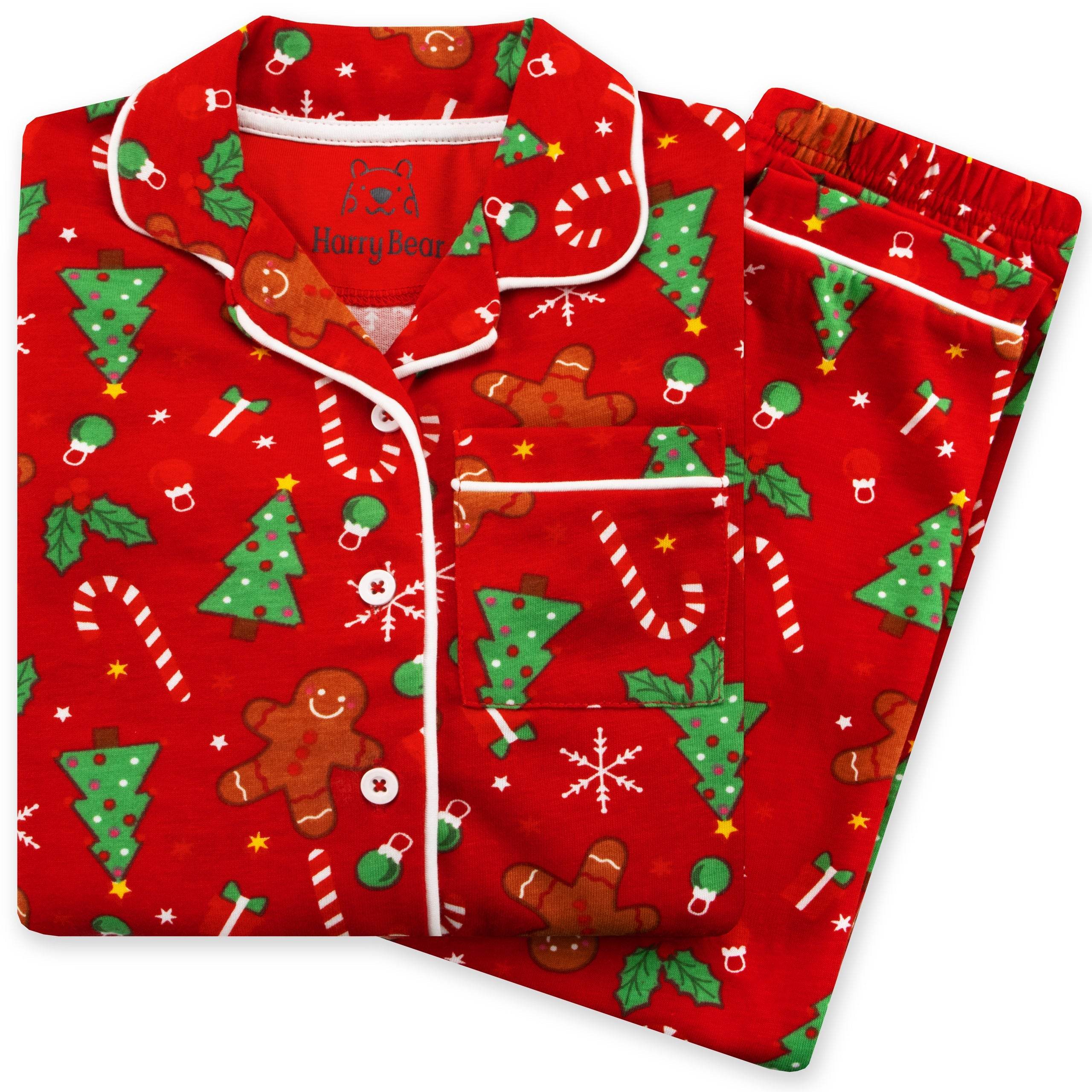 Harry Bear Boys Gingerbread Christmas Pyjamas - Image 13