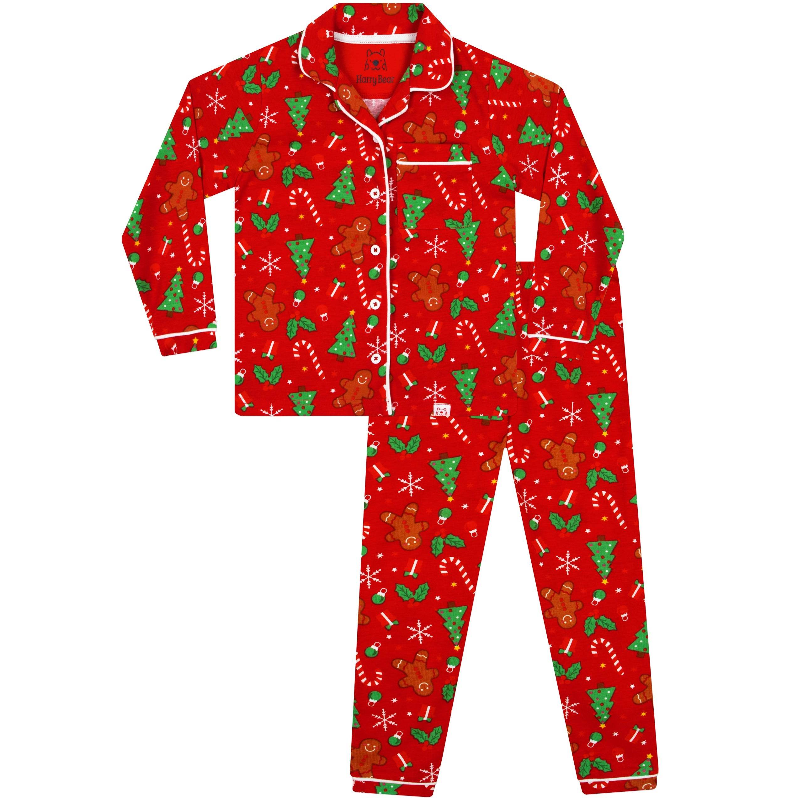 Harry Bear Boys Gingerbread Christmas Pyjamas - Image 5