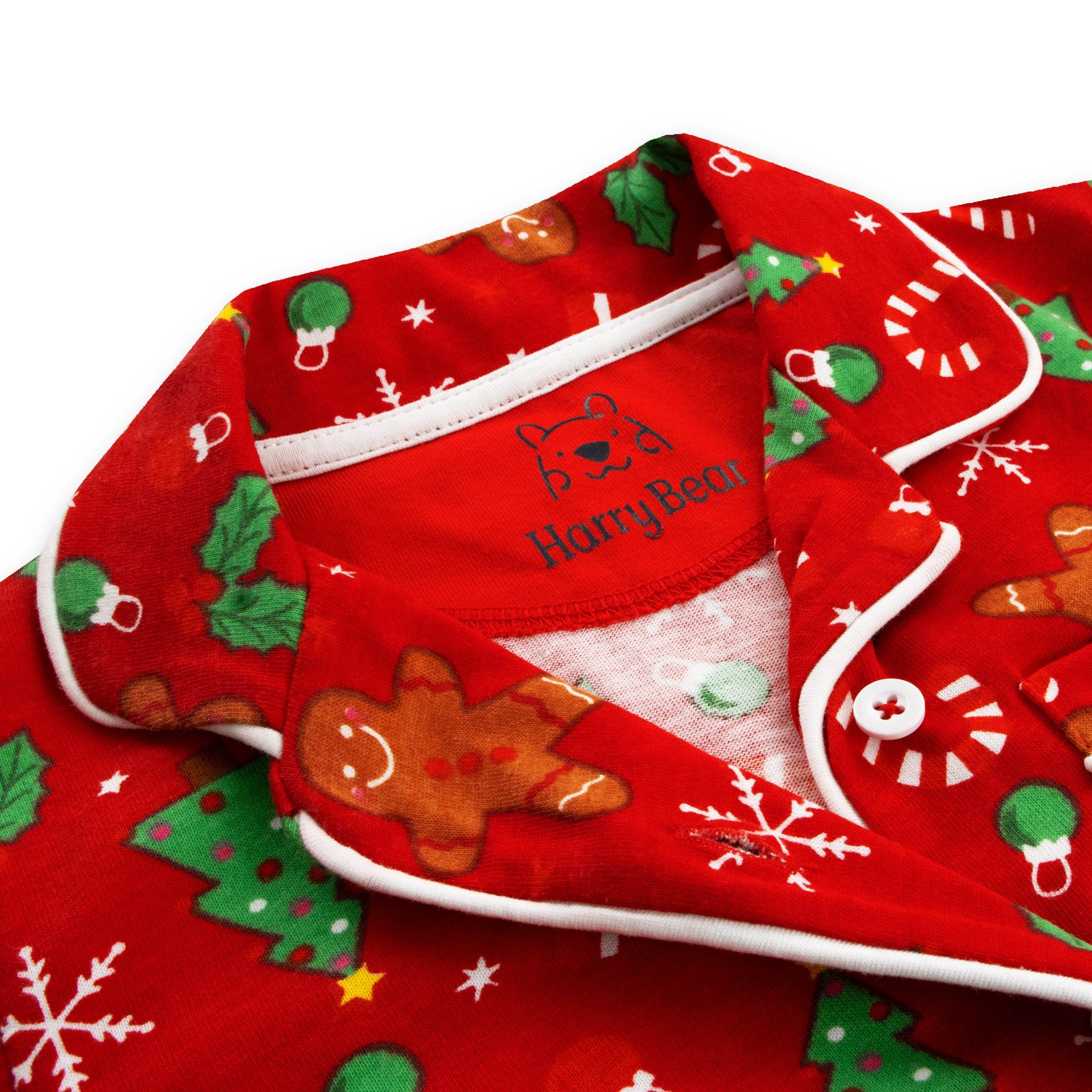Harry Bear Boys Gingerbread Christmas Pyjamas - Image 8