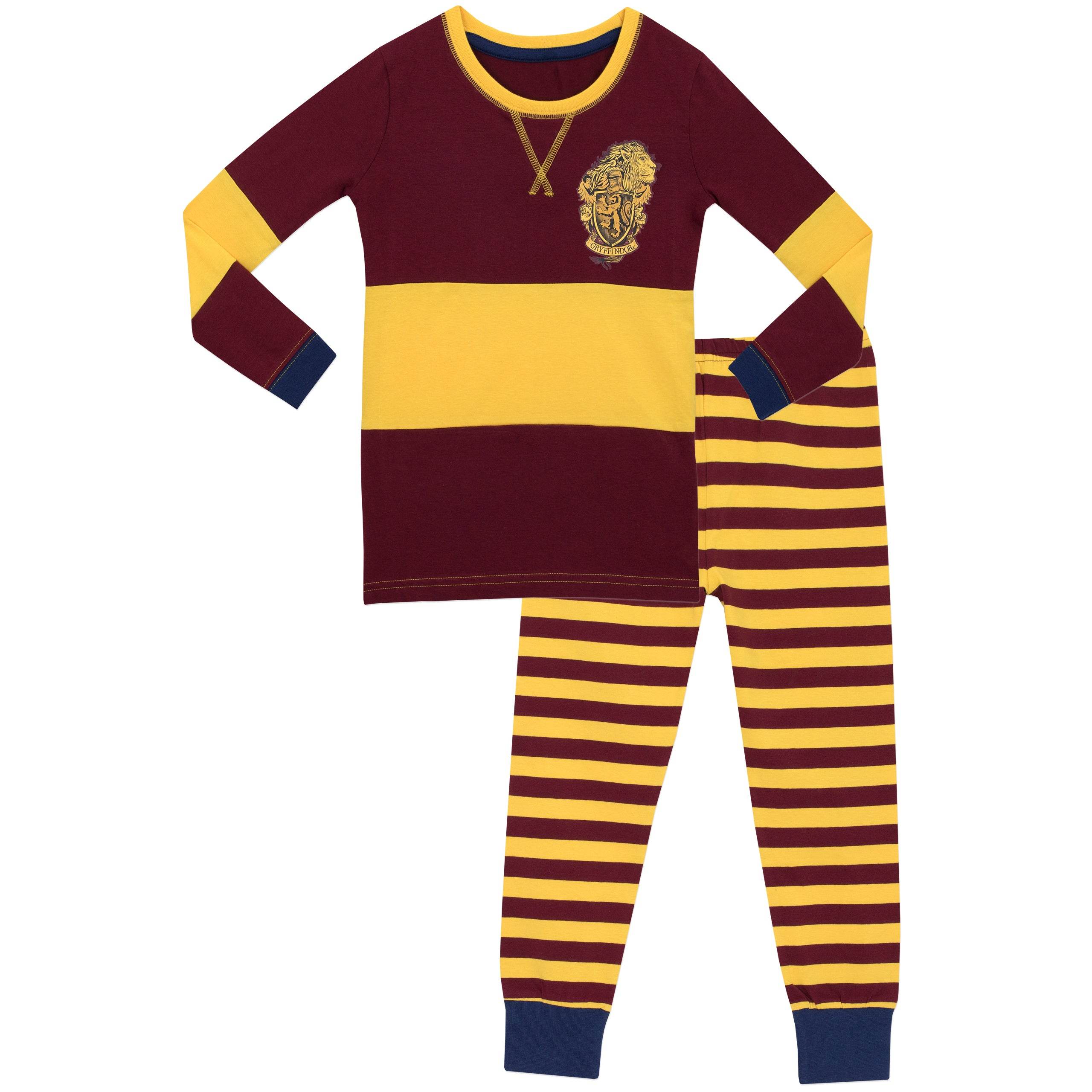 Girls Harry Potter Snuggle Fit Pyjamas - Gryffindor - Image 5