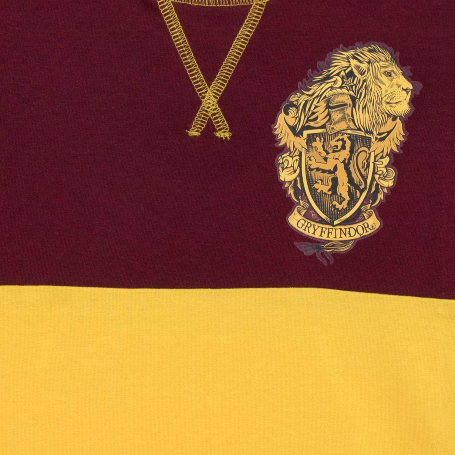 Girls Harry Potter Snuggle Fit Pyjamas - Gryffindor - Image 7
