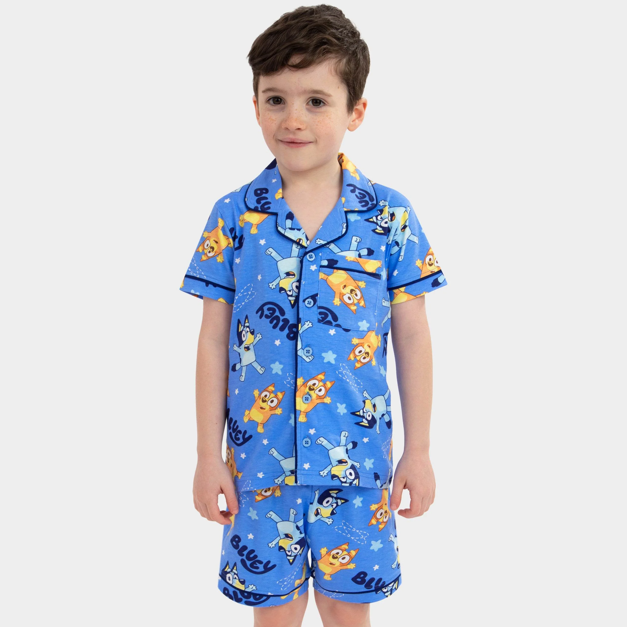 Button Up Bluey Pyjamas