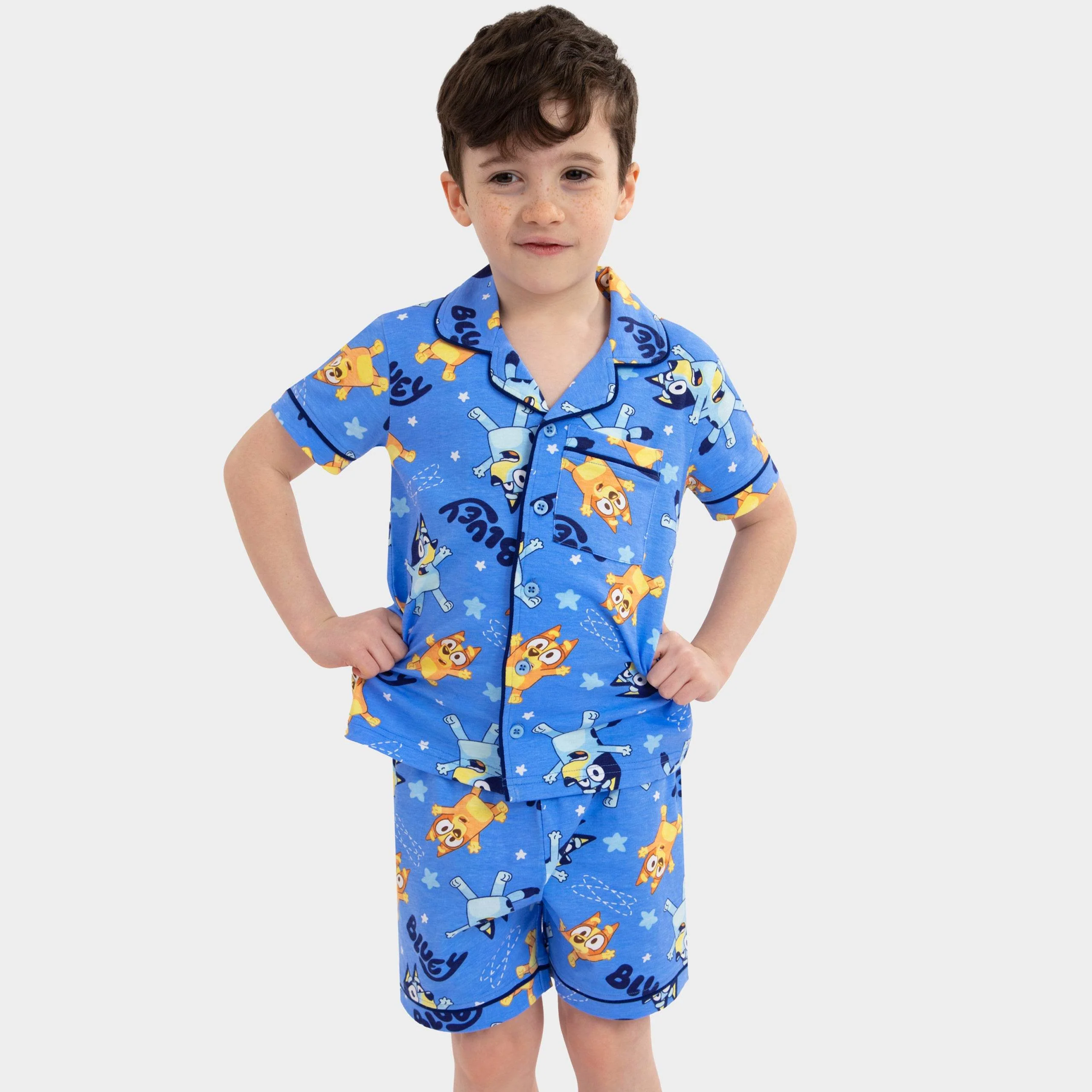 Button Up Bluey Pyjamas - Image 3