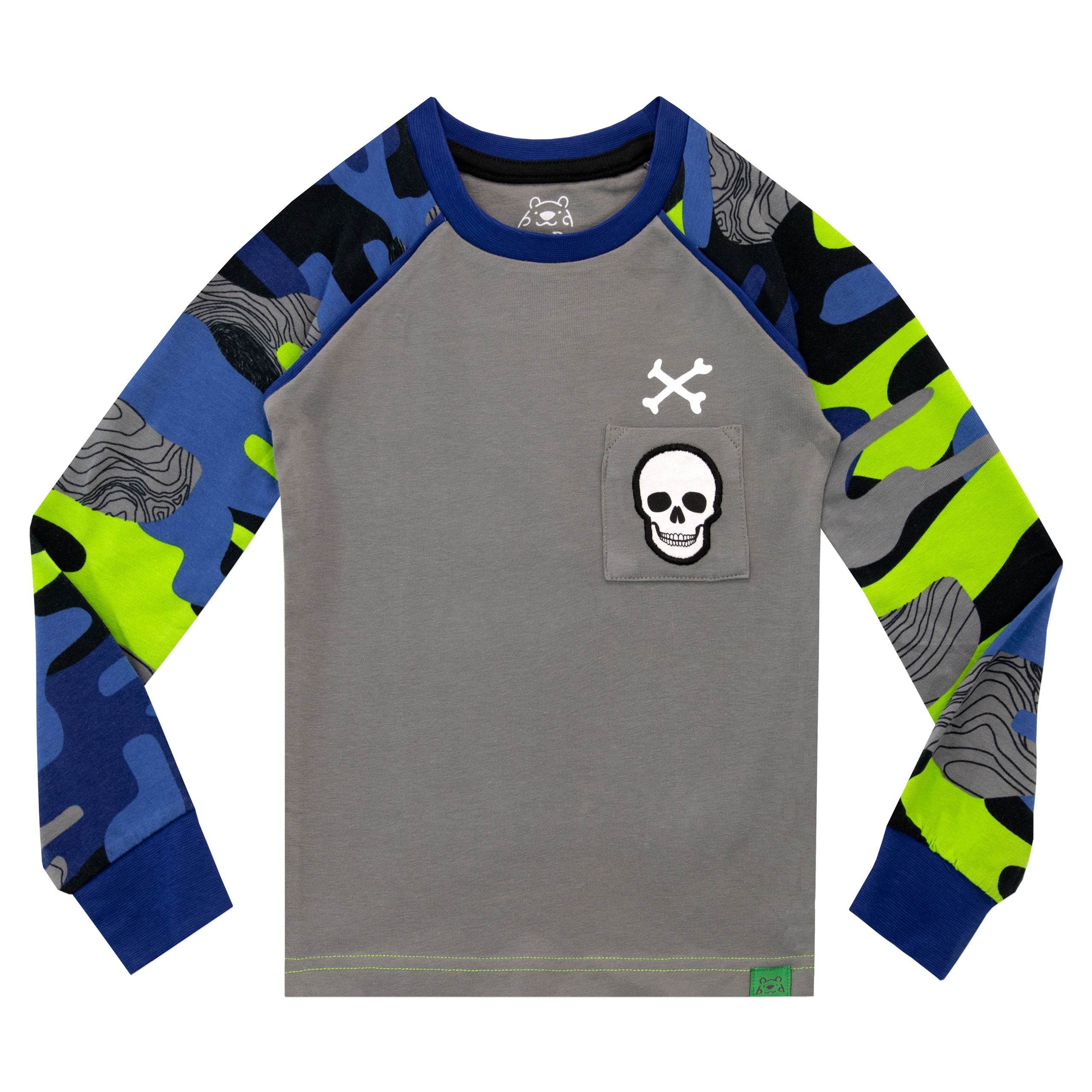 Harry Bear Camouflage Skull Snuggle Fit Pyjamas - Image 3