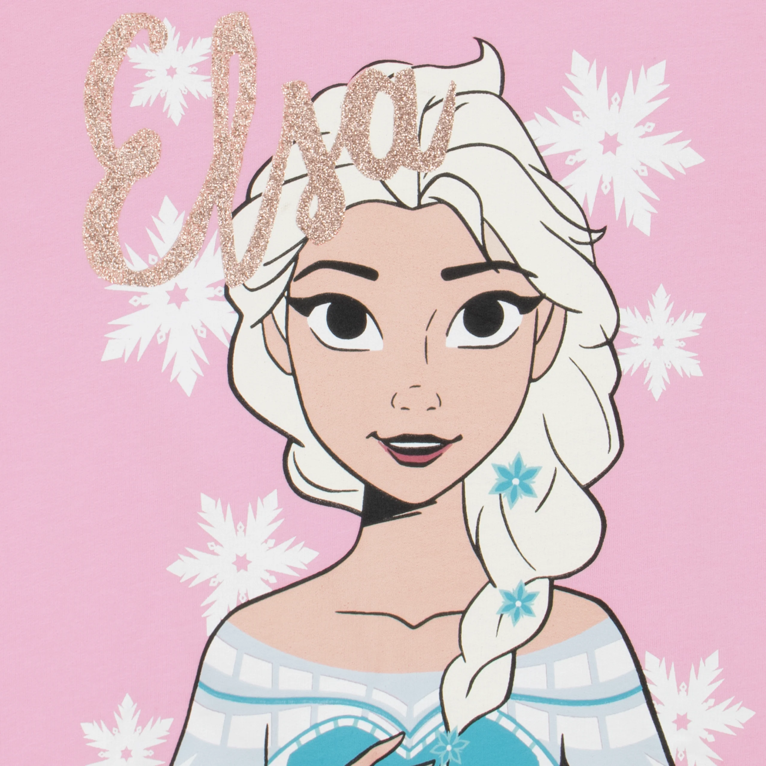Disney Frozen Elsa Hoodie With Glitter - Image 6