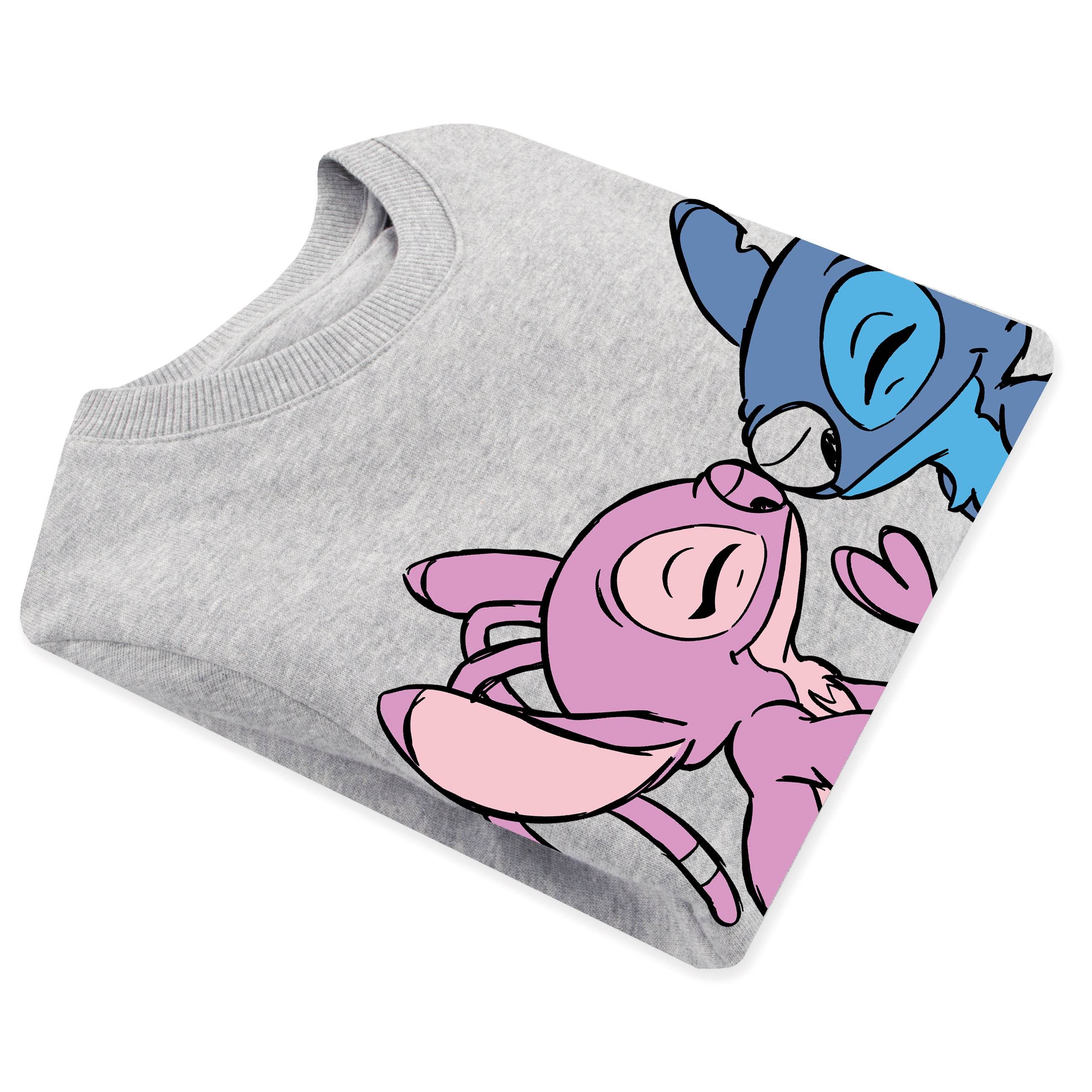 Disney Lilo And Stitch Sweatshirt - Angel And Stitch - Image 6