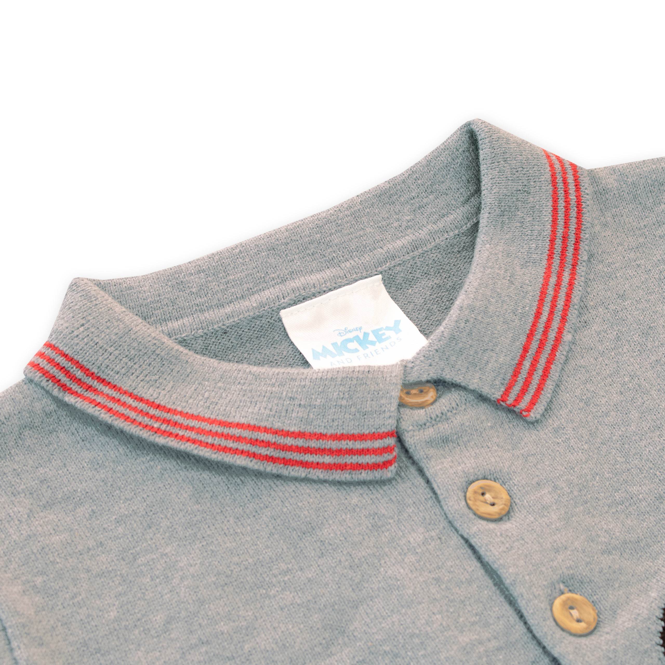 Disney Mickey Mouse Knitted Polo Shirt - Image 3