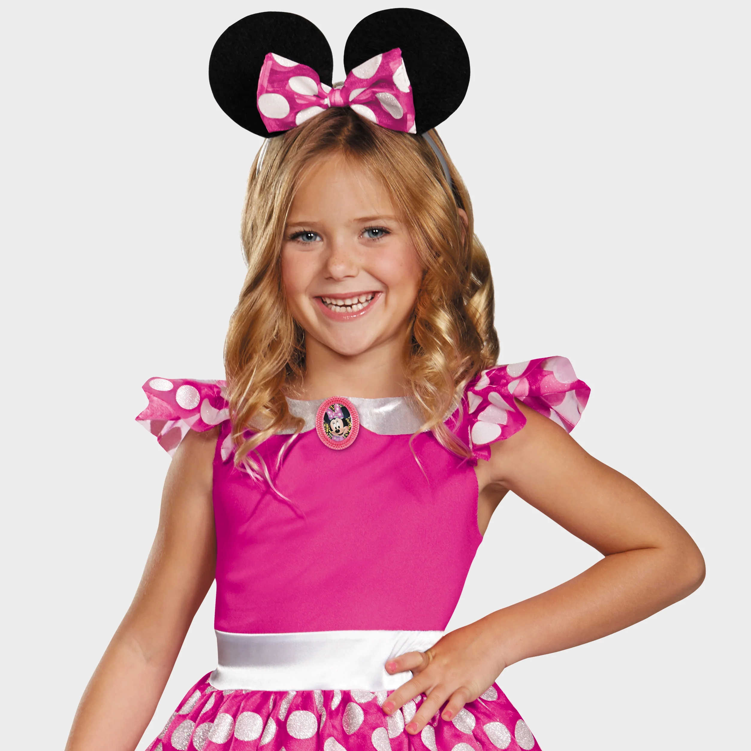 Disney Minnie Mouse Fancy Dress - Pink - Image 2