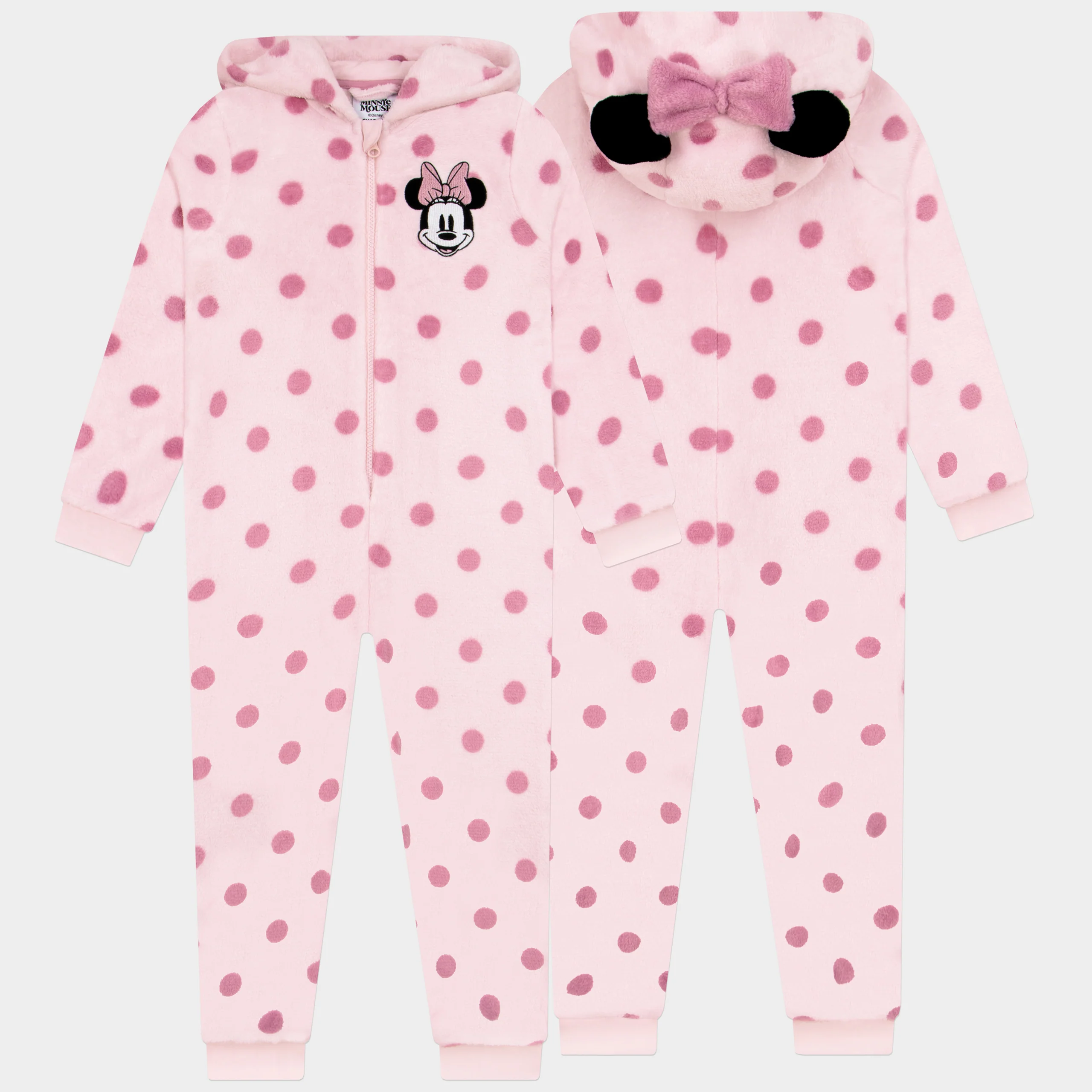 Disney Minnie Mouse Onesie With 3D Ears And Bow - Image 7