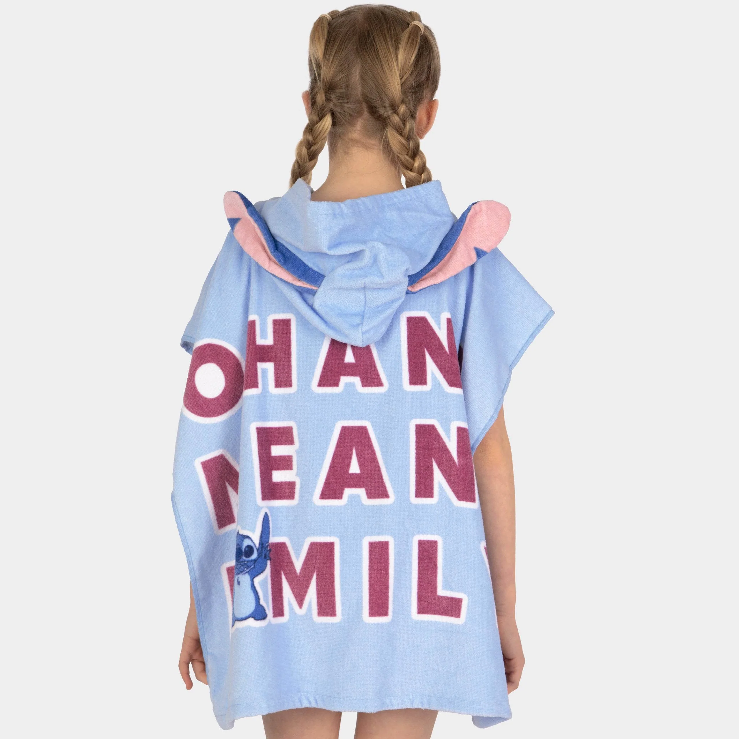 Disney Stitch And Angel Towel Poncho - Image 2
