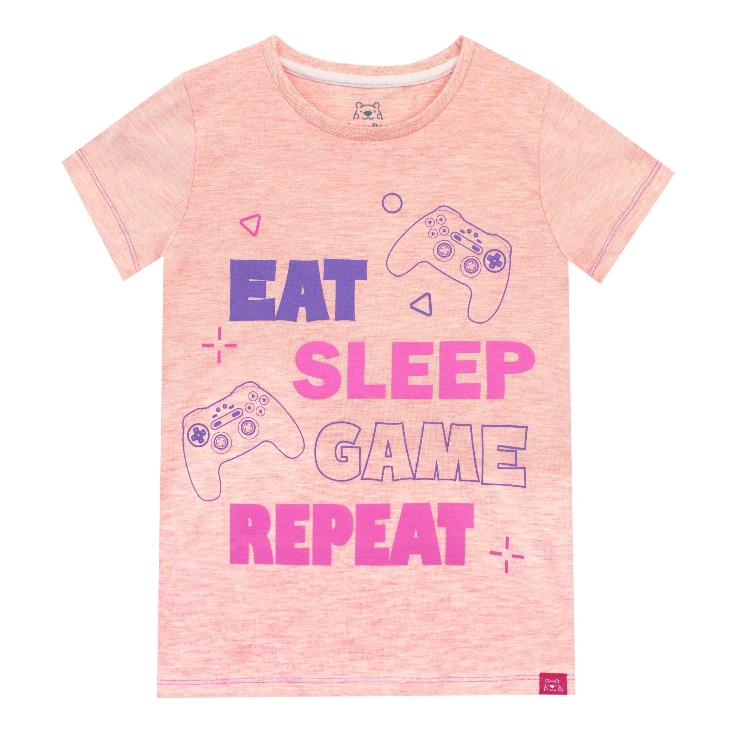 Harry Bear Eat Sleep Game Repeat T-Shirt - Image 2