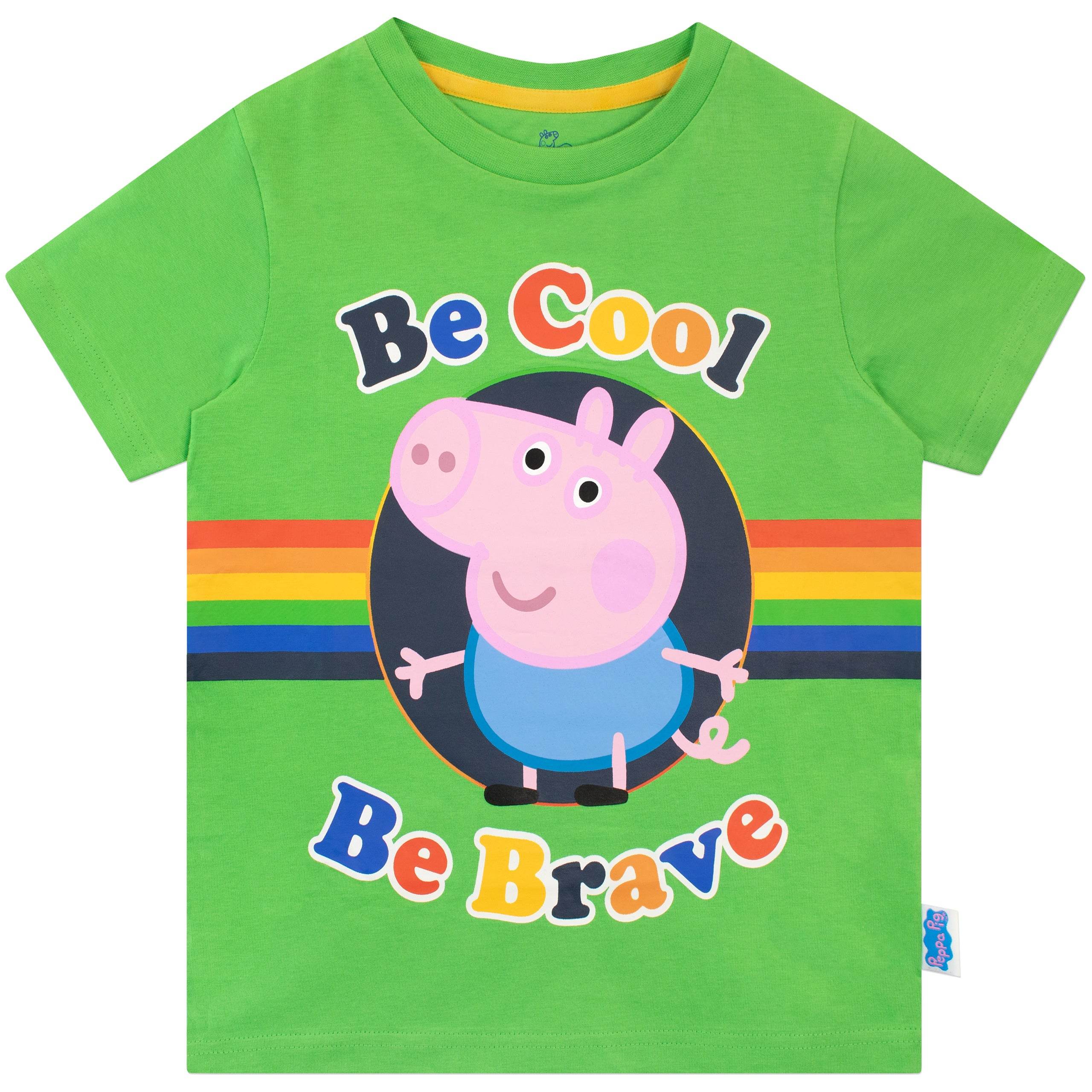 George Pig Short Pyjamas - Be Cool, Be Brave - Image 2