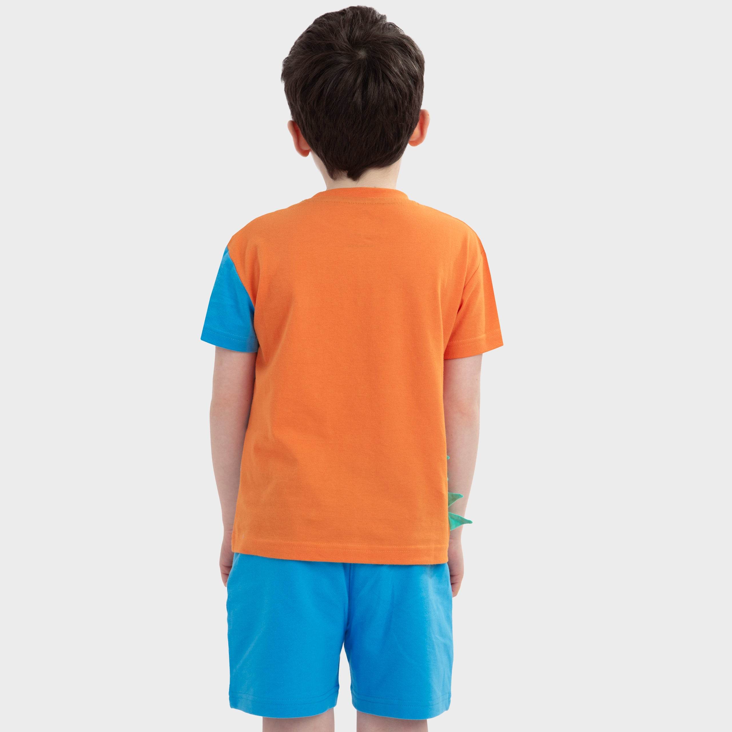 George Pig T-Shirt And Shorts Set - 3D Dino - Image 5