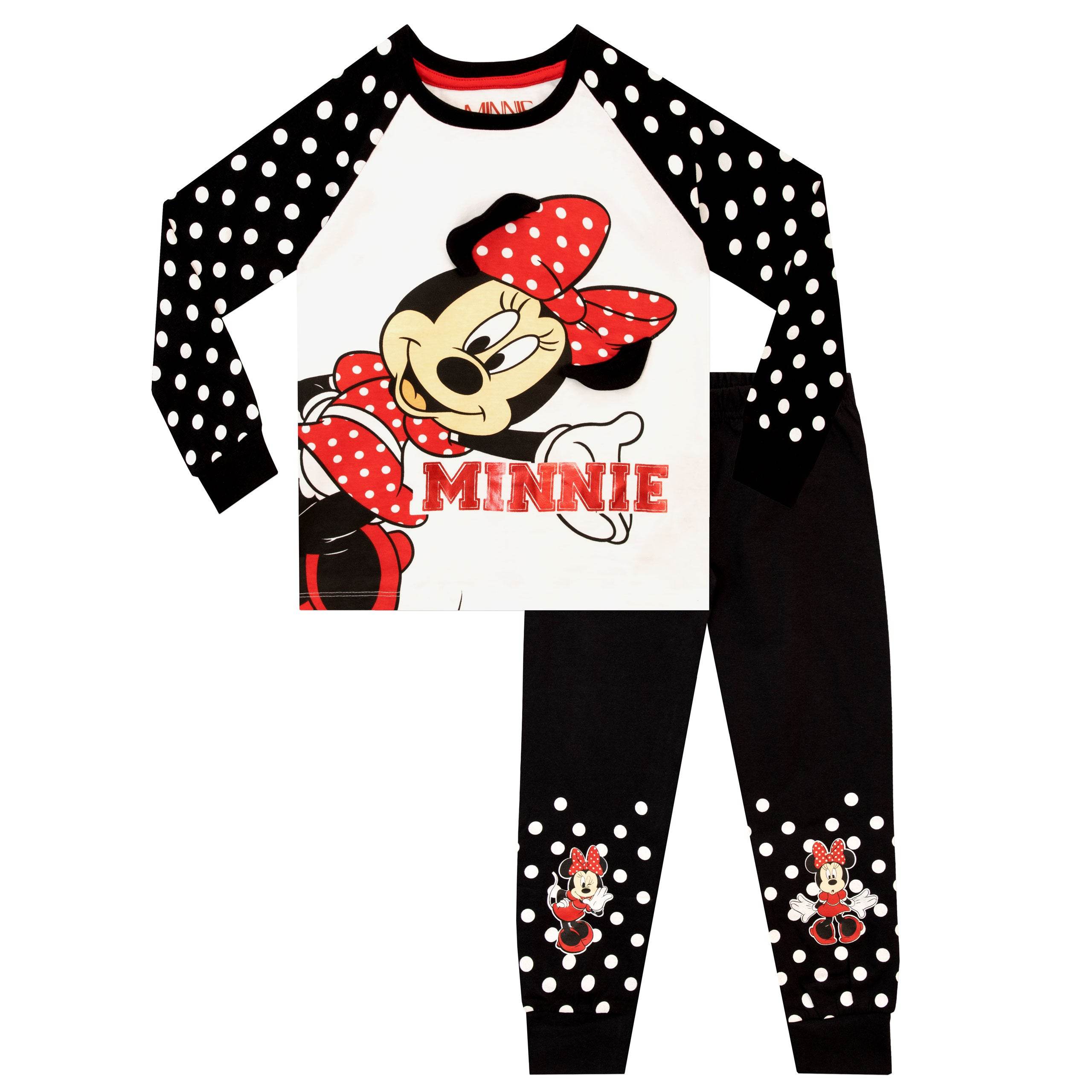 Girls Disney Minnie Mouse Pyjamas - Image 2