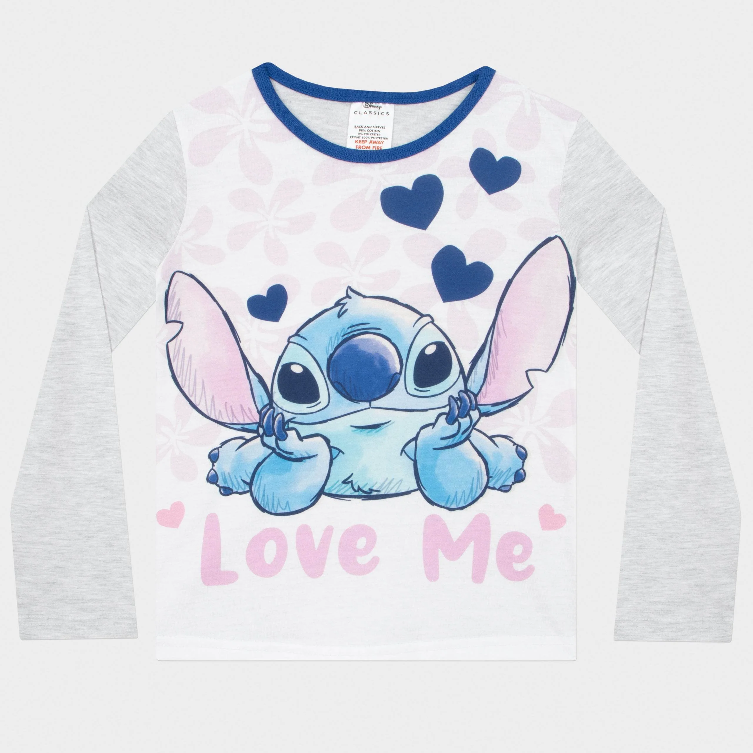 Girls Lilo and Stitch Love Me Pyjamas - Image 2