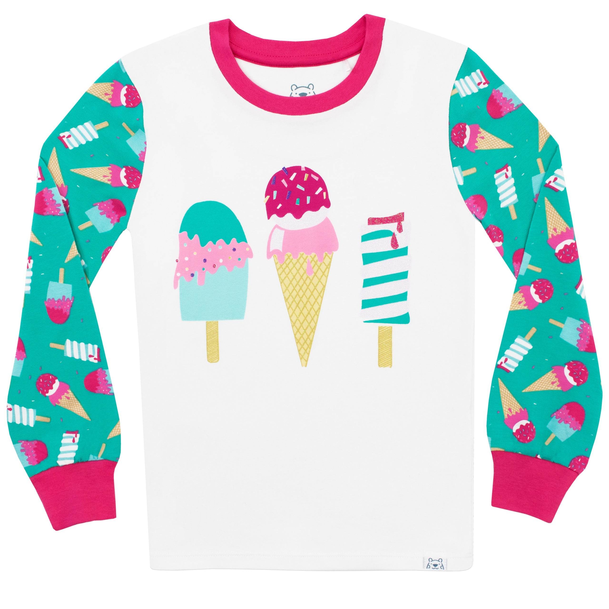 Harry Bear Glitter Ice Cream Dreams Pyjamas - Snuggle Fit - Image 3