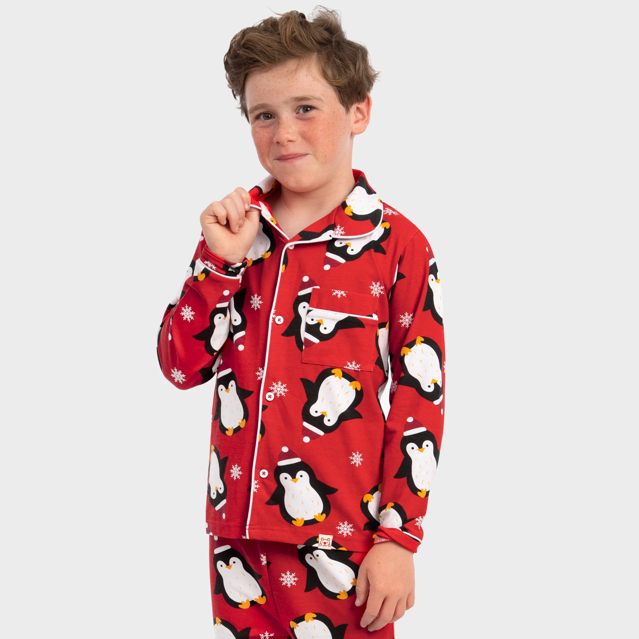HARRY BEAR PYJAMAS | CHRISTMAS AOP PENGUINS - Image 2