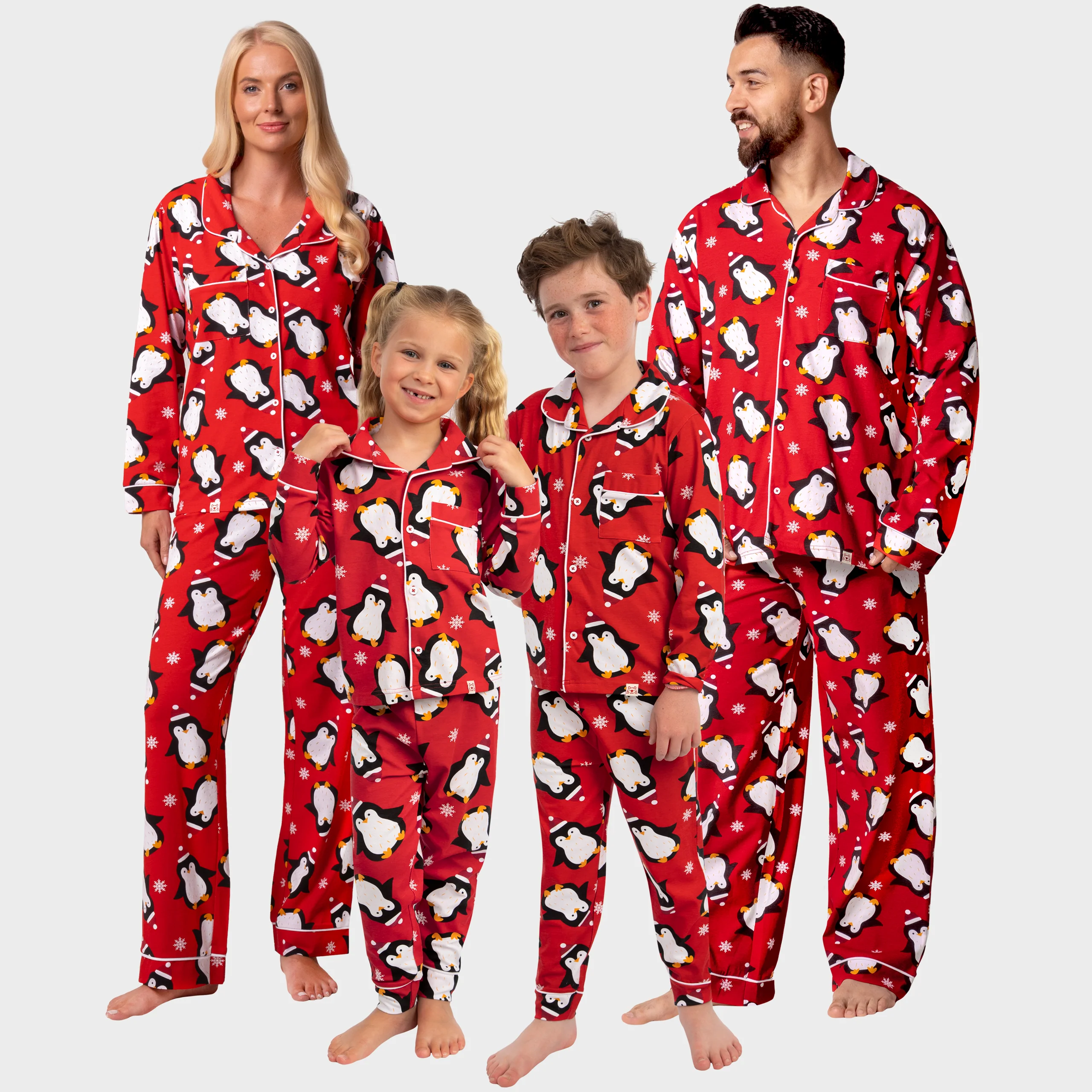 HARRY BEAR PYJAMAS | CHRISTMAS AOP PENGUINS - Image 4