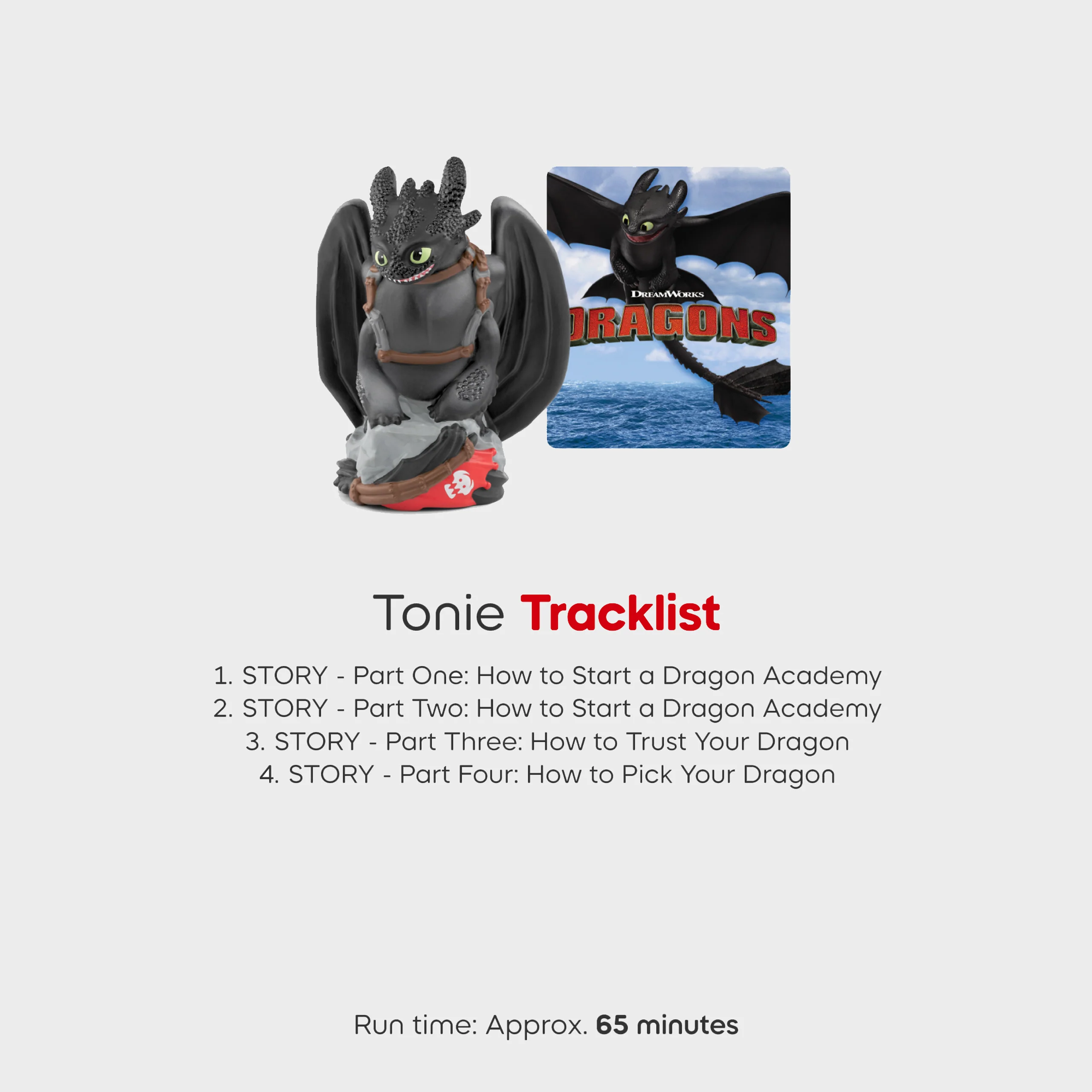 Tonies How To Train Your Dragon Toothless Audio Figure - Image 4