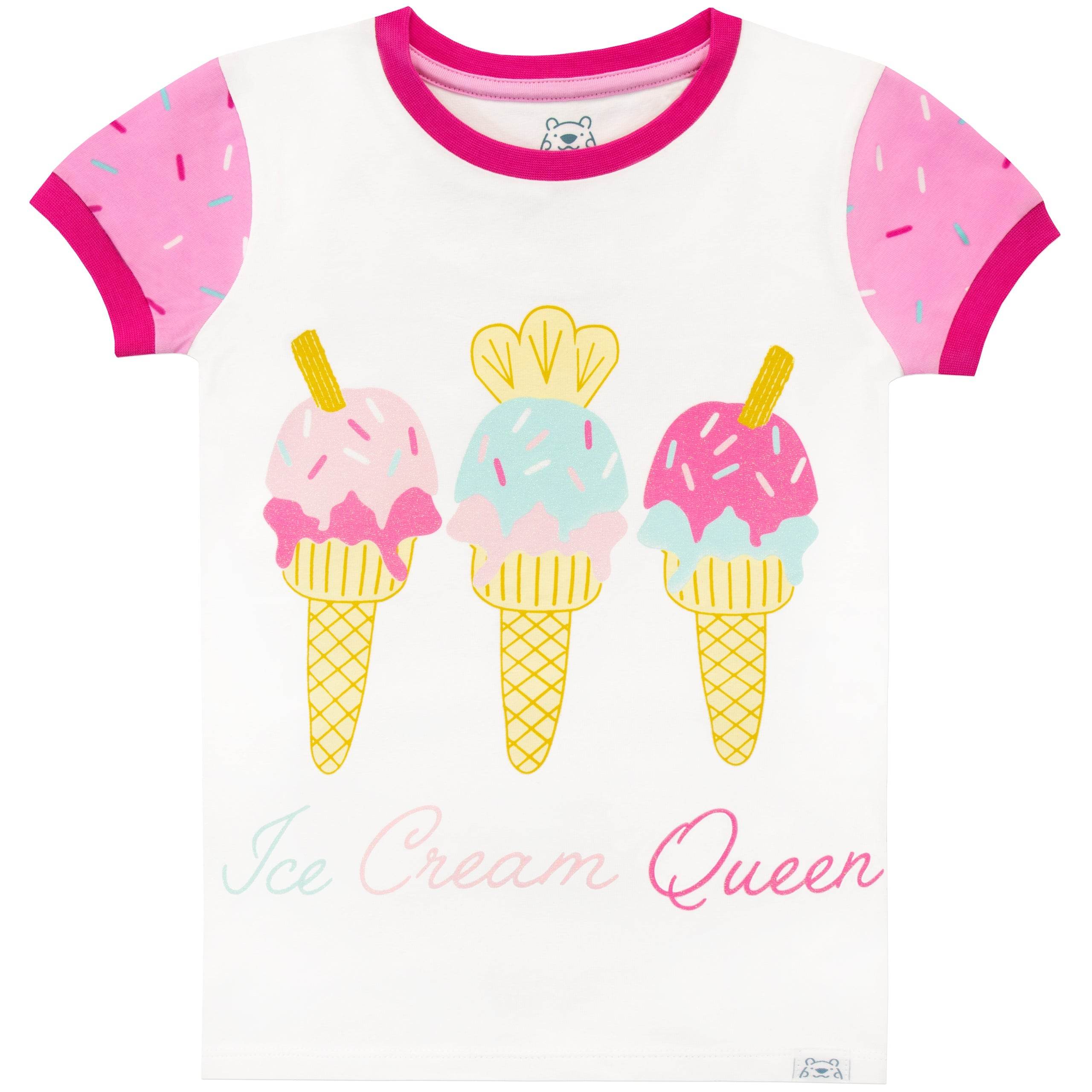 Harry Bear Ice Cream Queen Short Pyjamas - Image 2