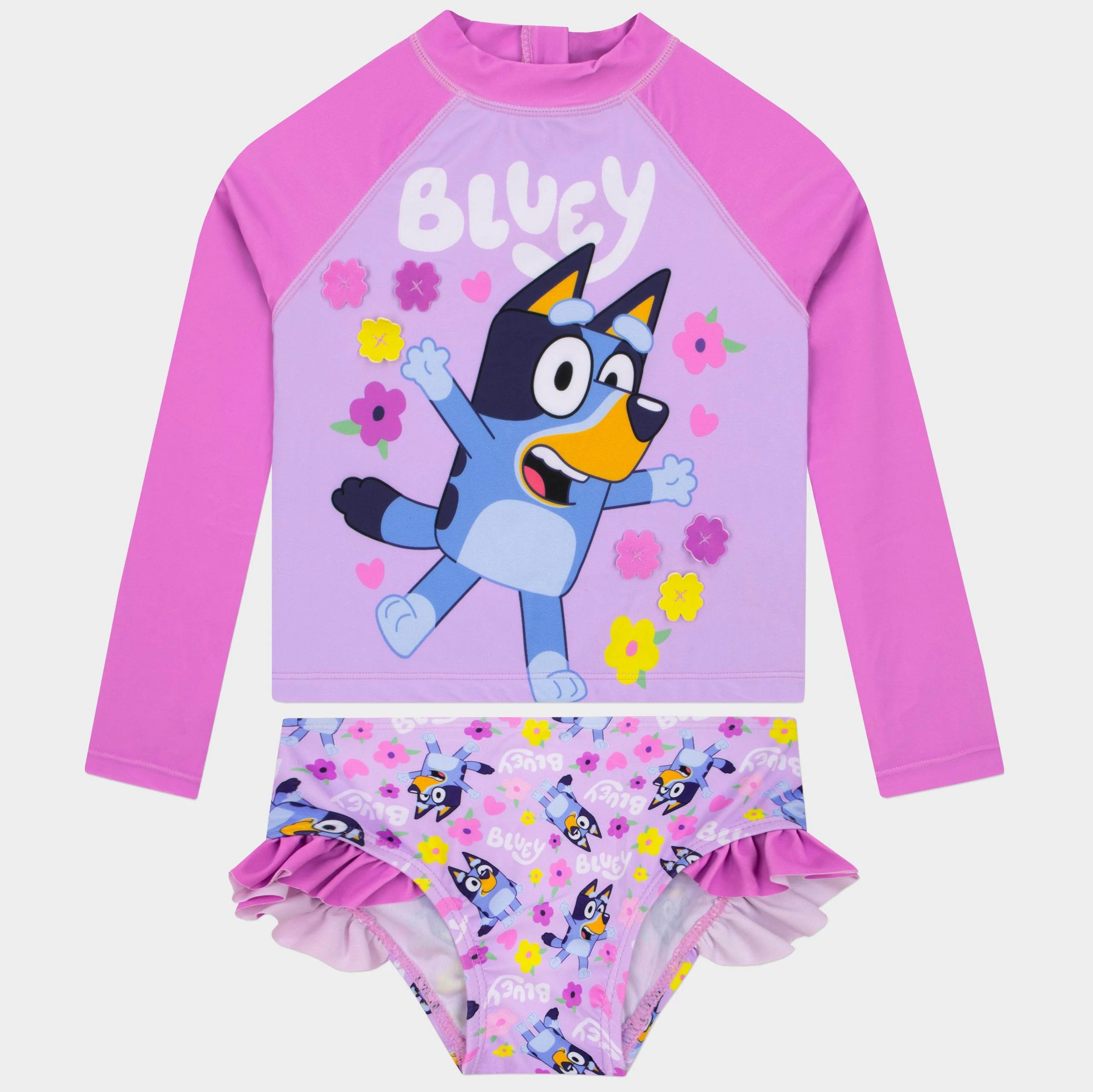 Long Sleeve Bluey Swimsuit - Image 5