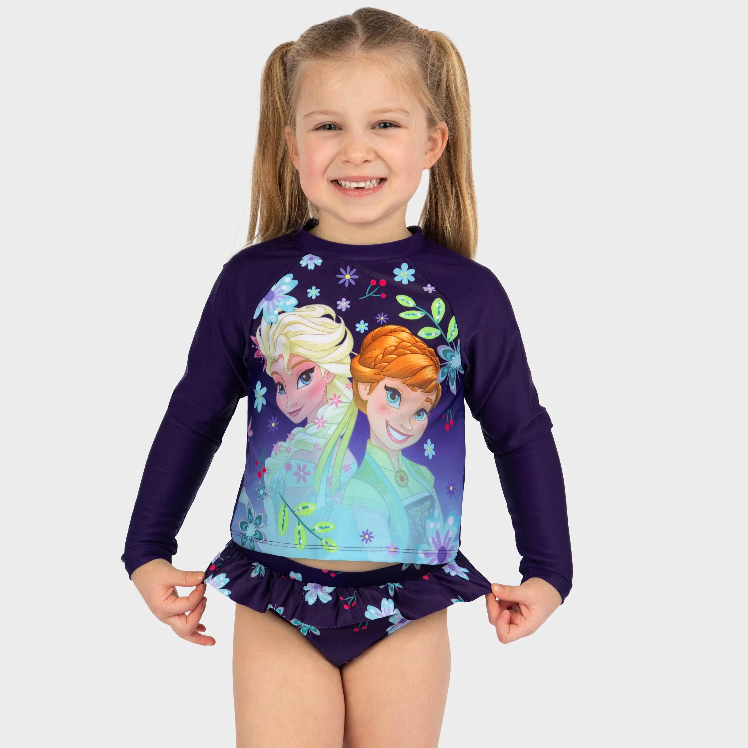 Long Sleeve Disney Frozen Swimsuit - Image 4