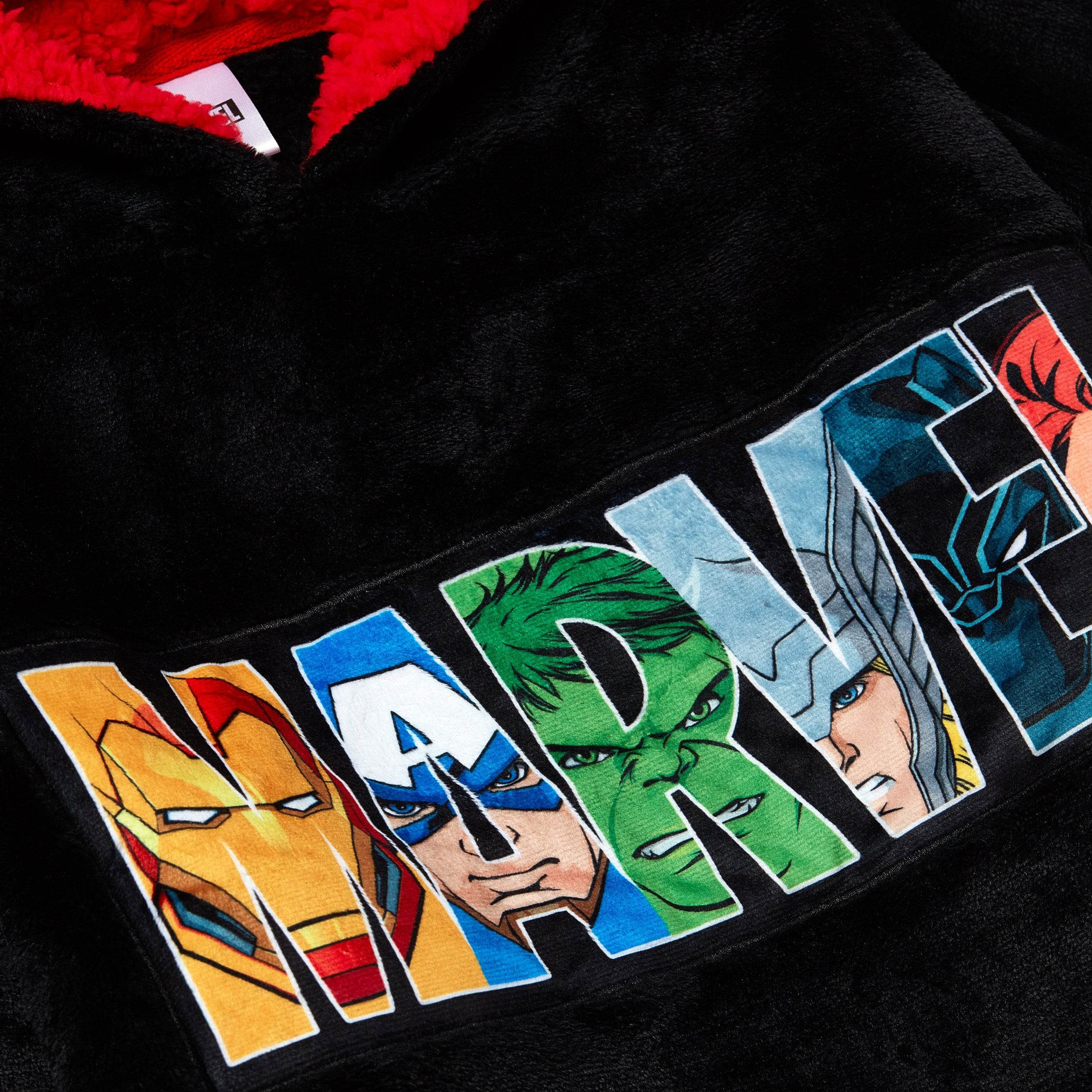 Kids Marvel Fleece Hoodie Blanket - One Size - Image 3
