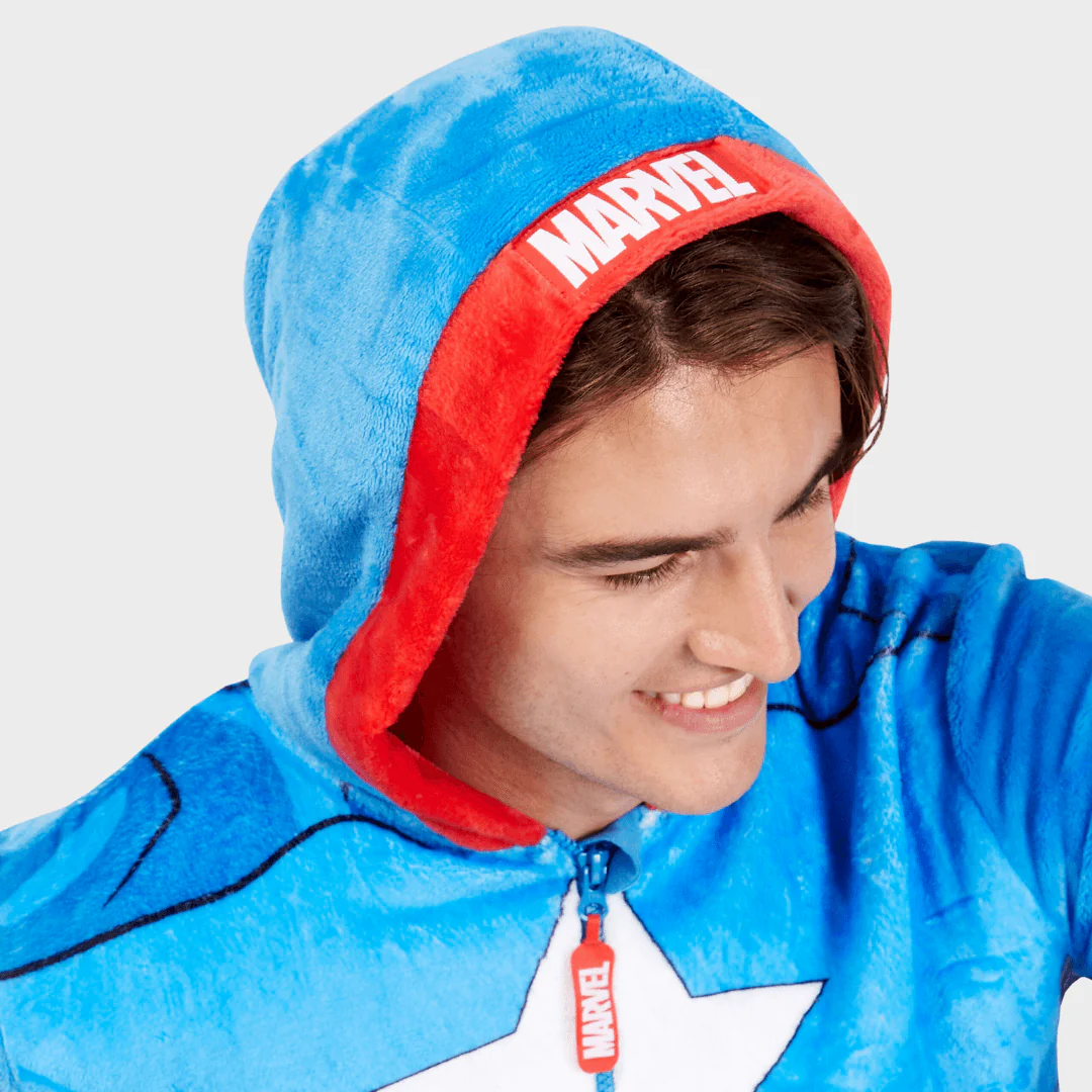 Mens Captain America Onesie - Image 2
