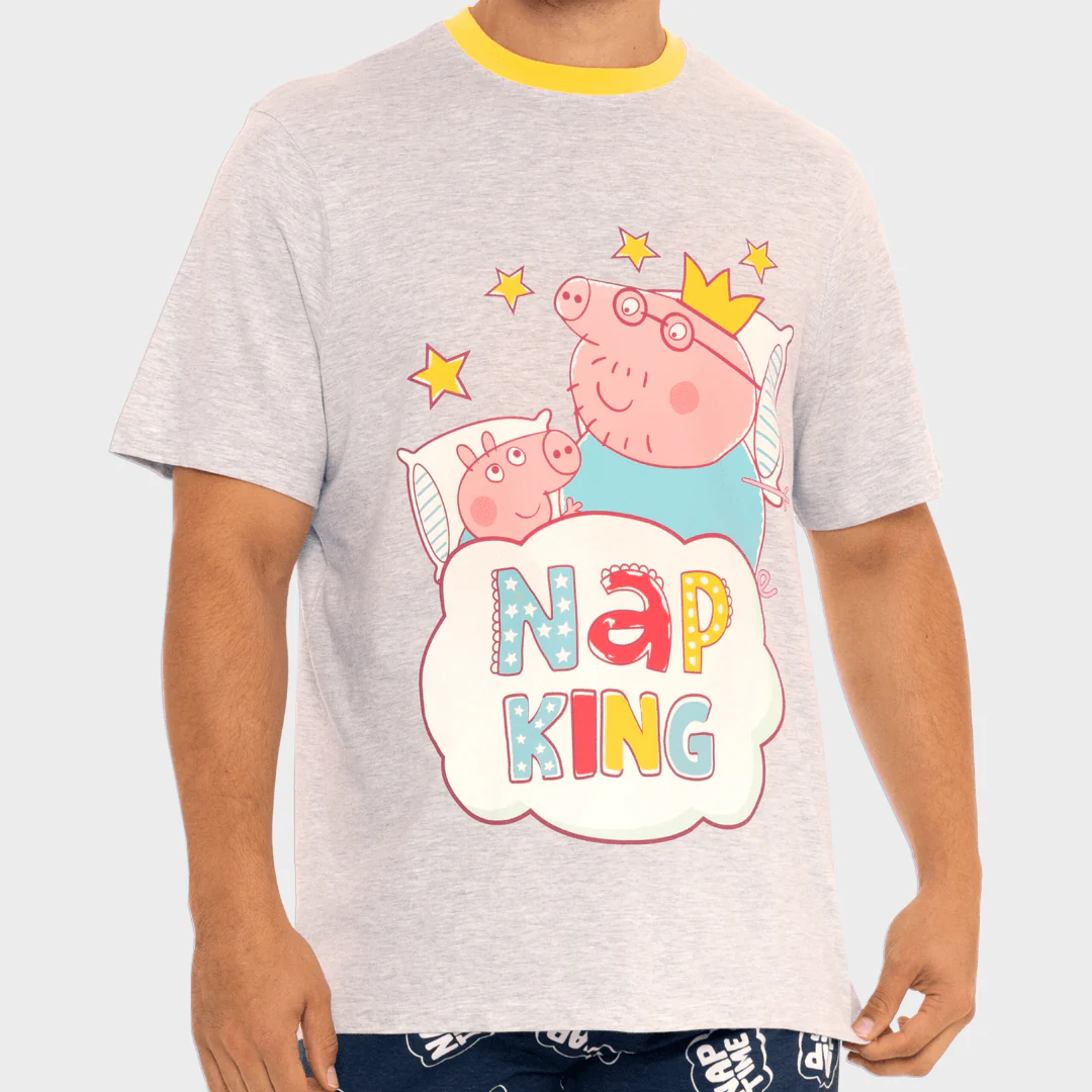 Mens Daddy Pig Pyjamas - Image 2
