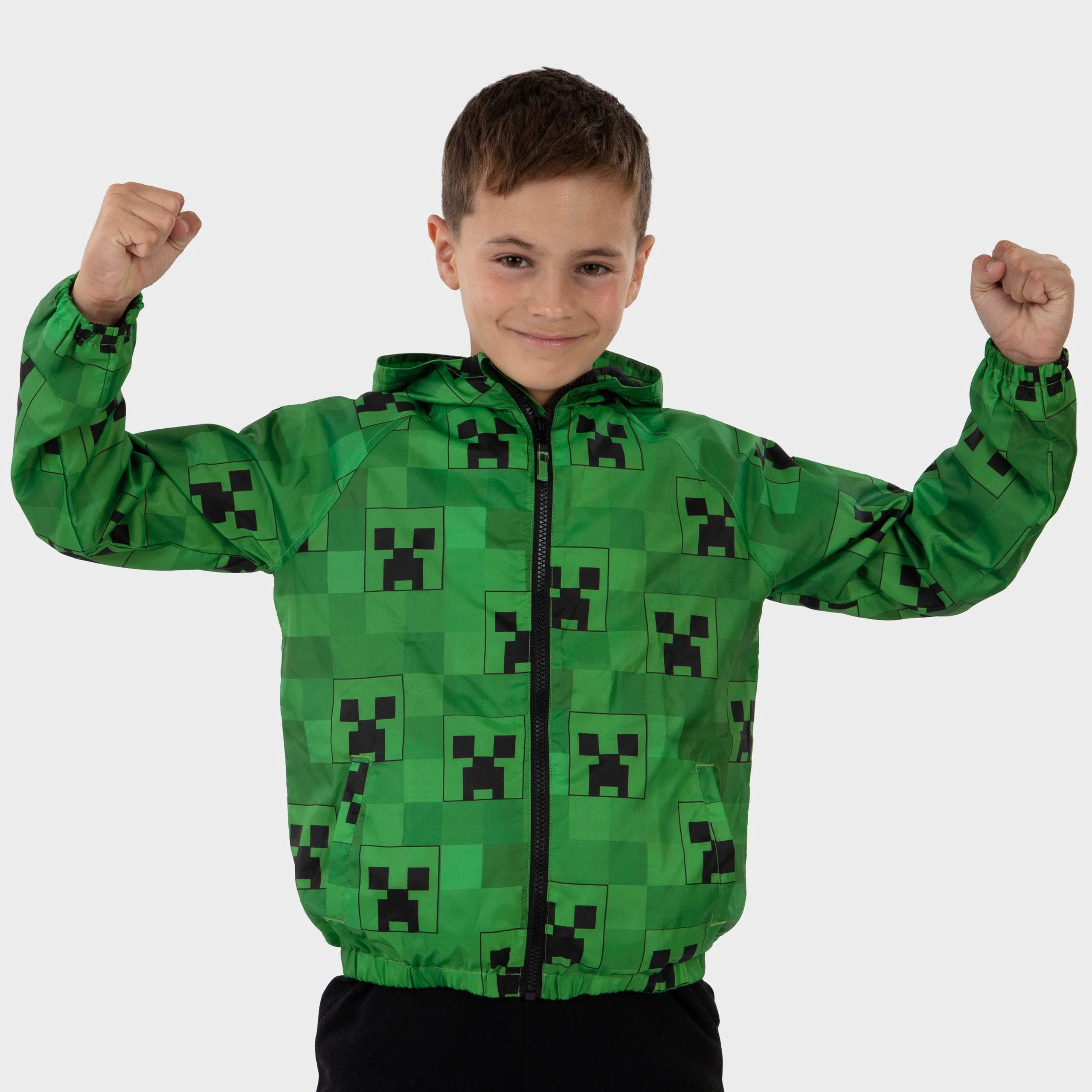 Minecraft Creeper Rain Coat - Image 4