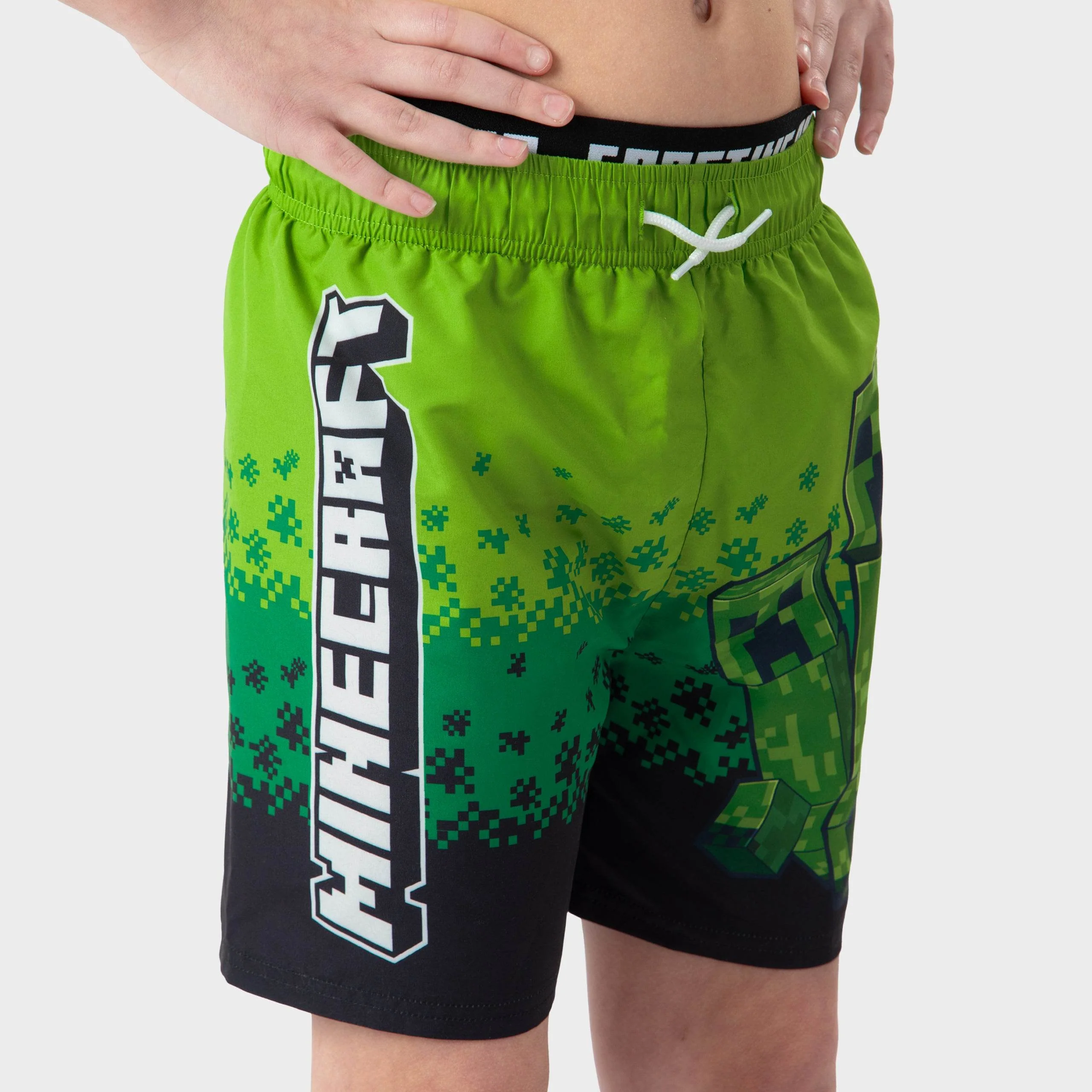Minecraft Swim Shorts - Creeper