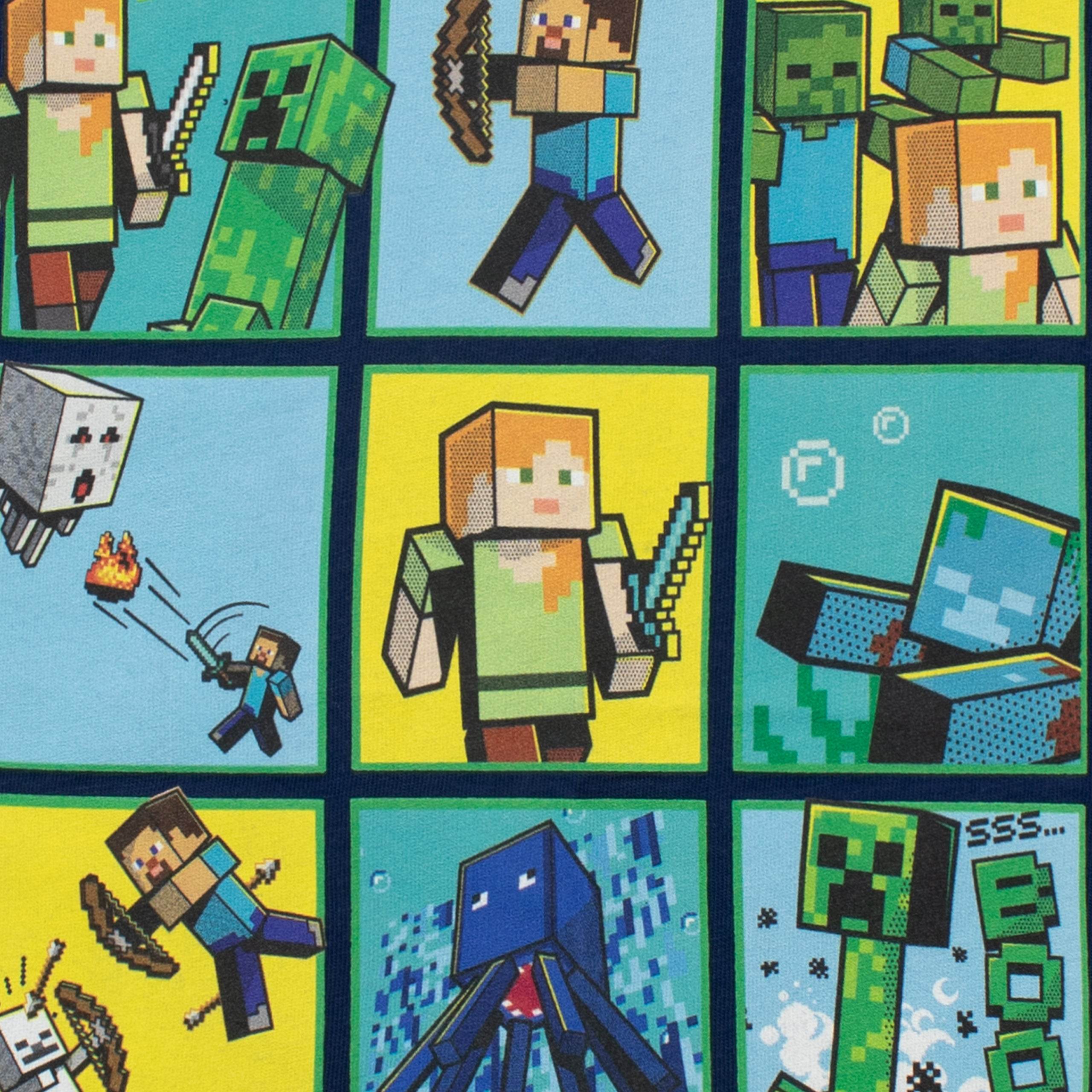 Minecraft T-Shirt - Creeper and Steve - Image 3
