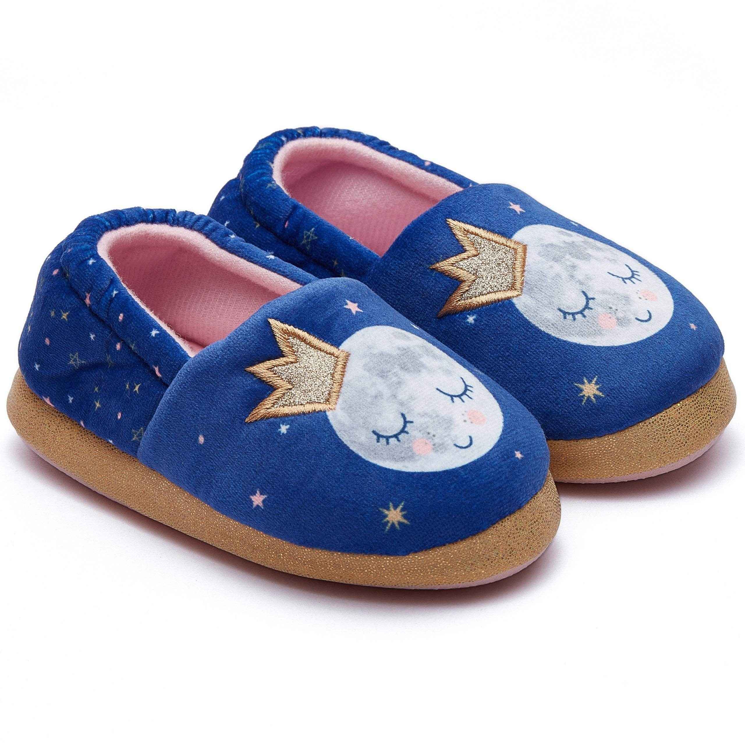 Harry Bear Night-Time Moon Slippers
