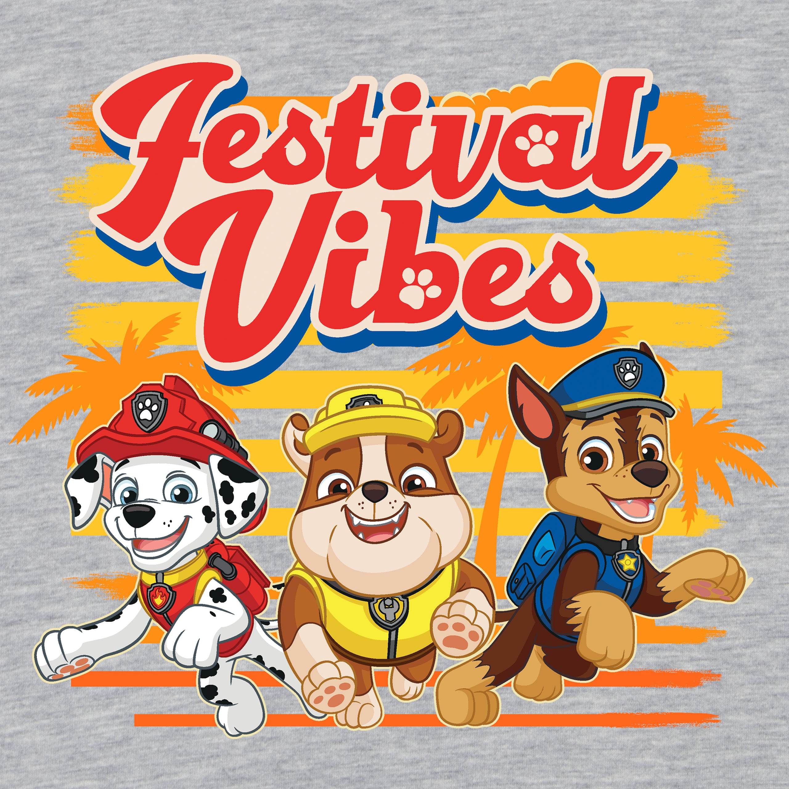 Paw Patrol Grey Boys Festival T-Shirt - Image 2