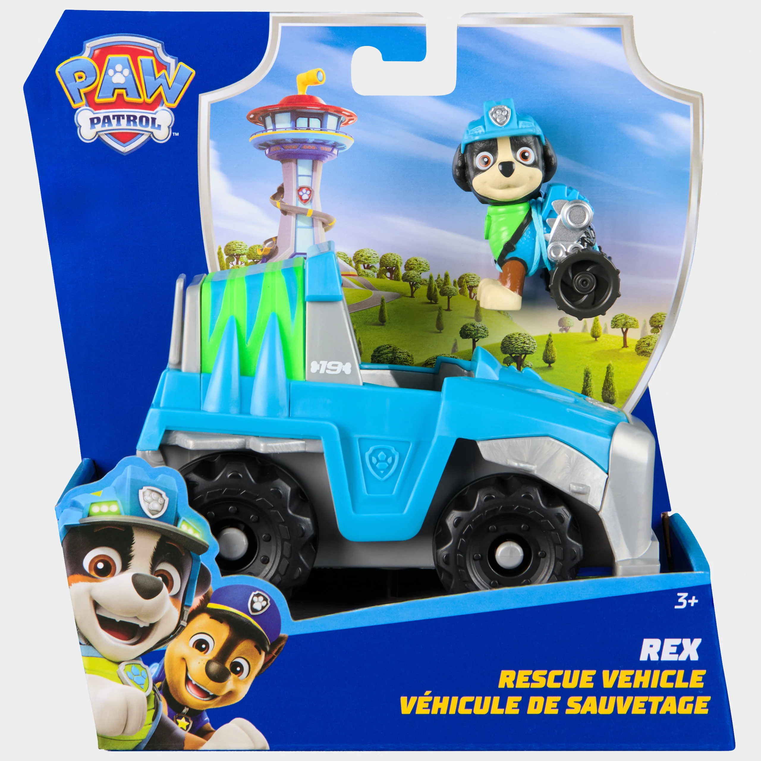 Paw Patrol Rex With Vehicle Toy - Image 3