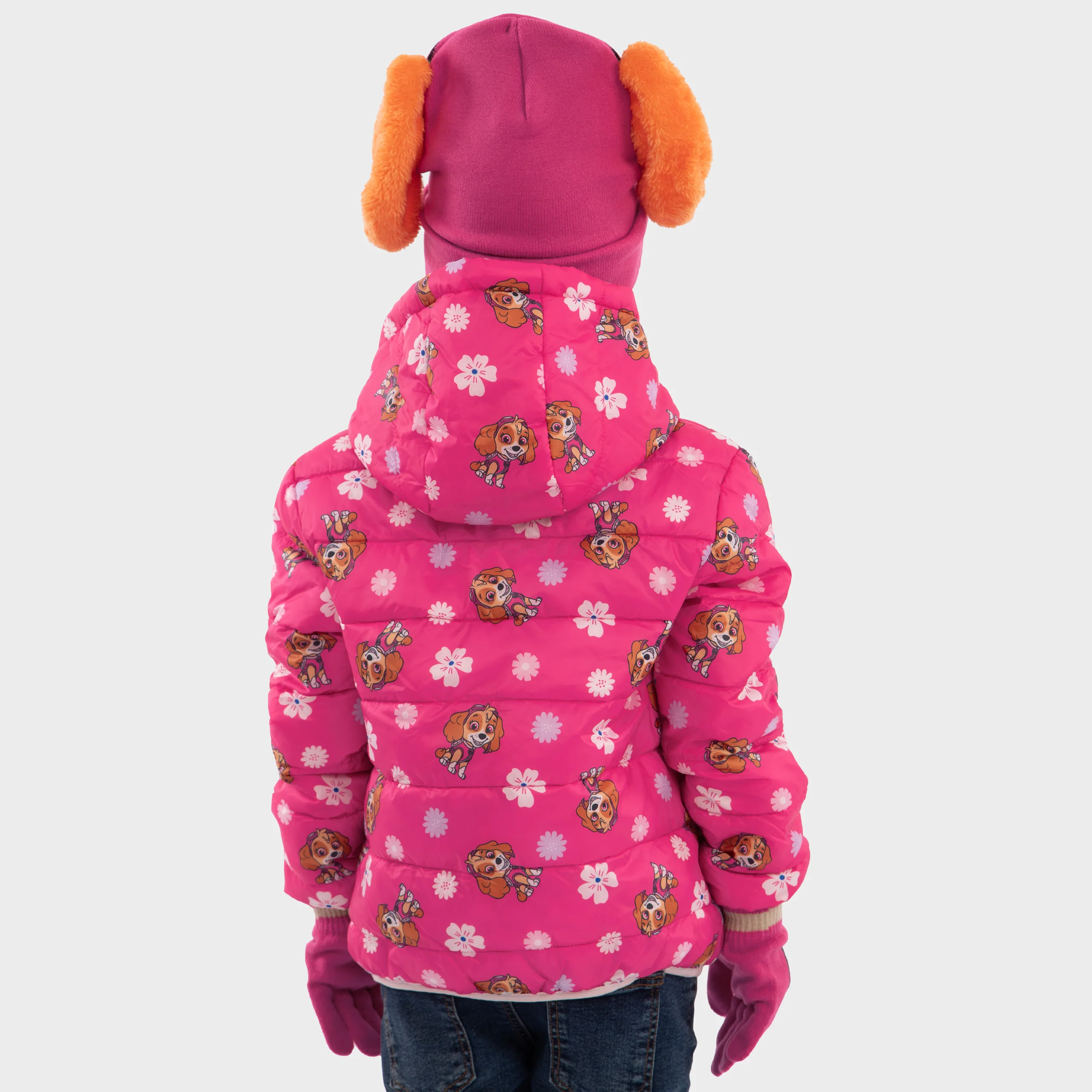 Paw Patrol Skye Hat and Gloves Winter Set - Image 6
