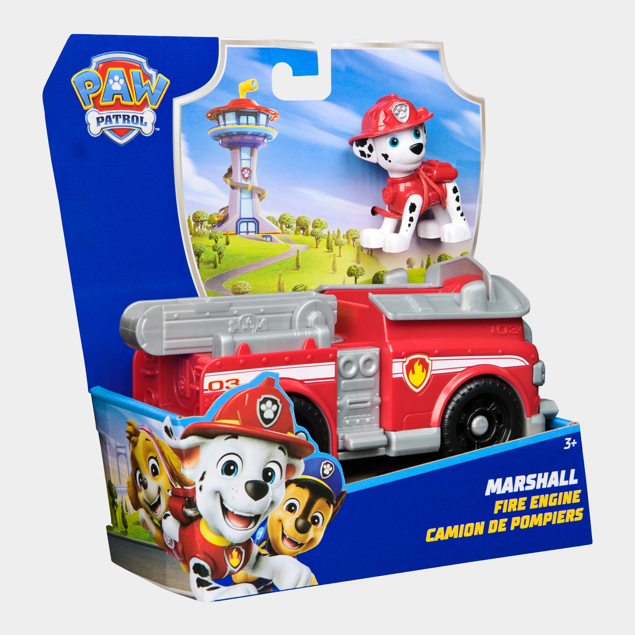 PAW Patrol Toy Marshall's Fire Engine - Image 2