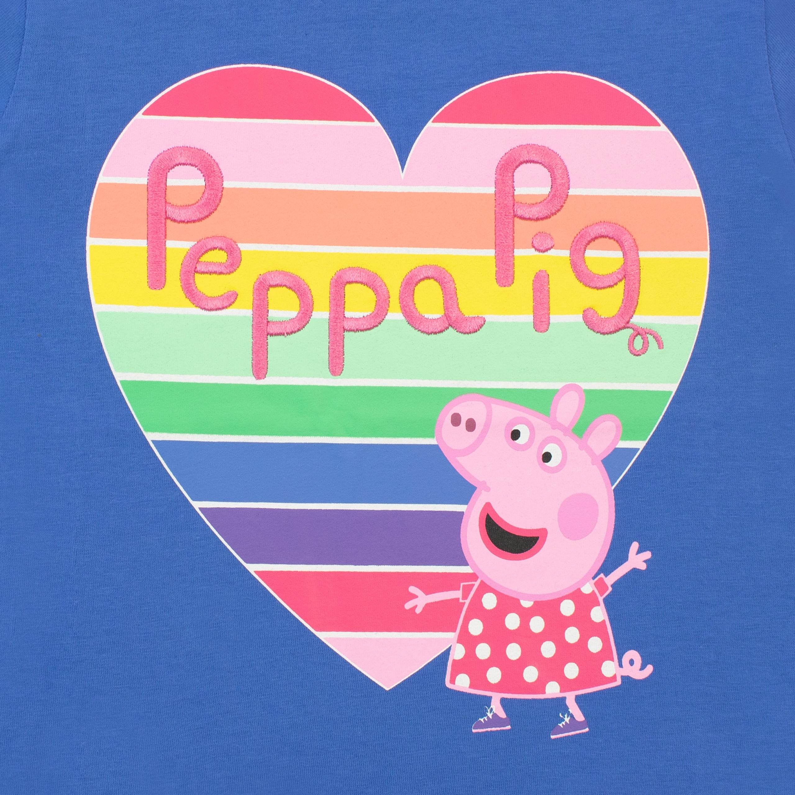 Peppa Pig Pyjamas - Rainbow Heart - Image 3