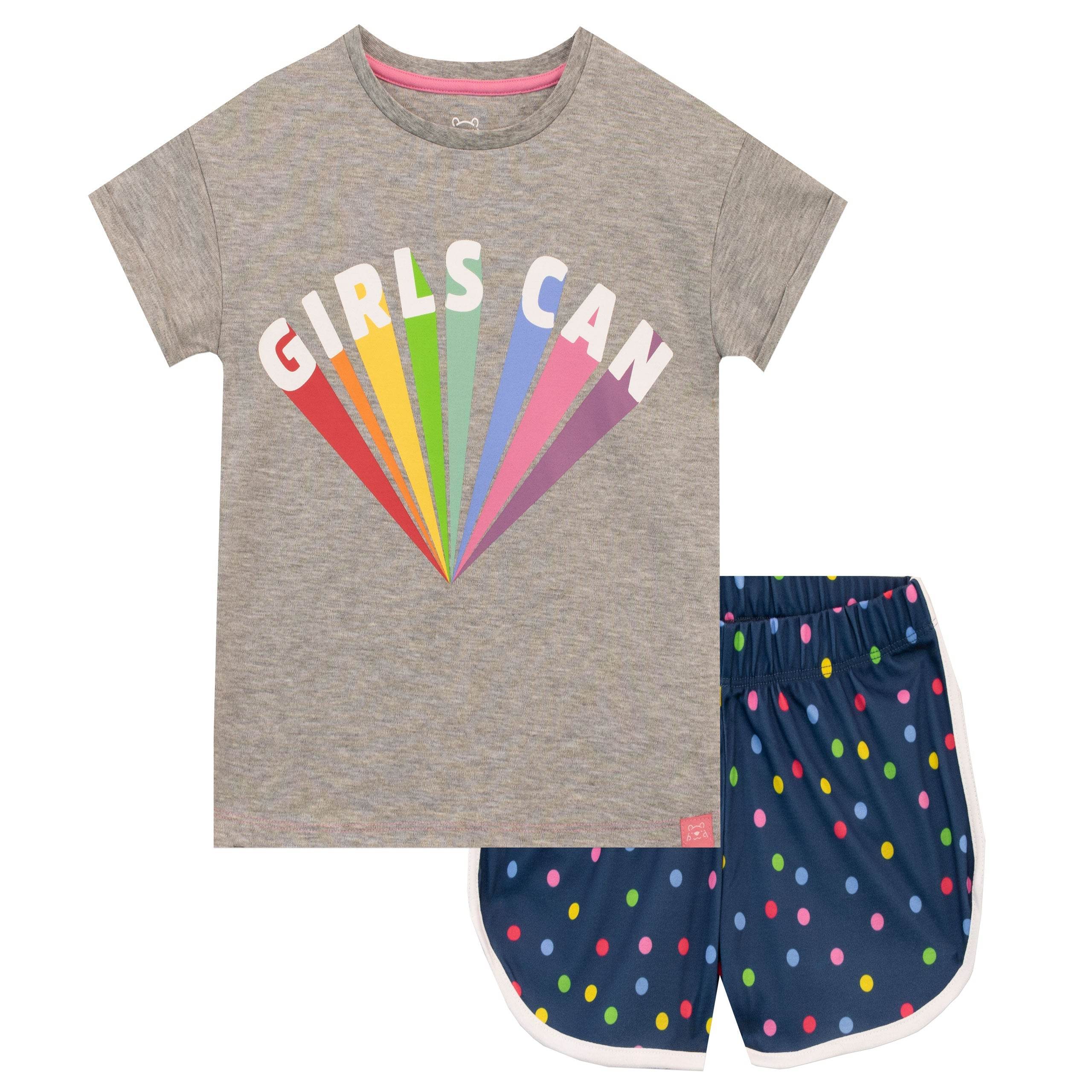 Harry Bear Rainbow Positive Slogan Short Pyjamas - Image 2
