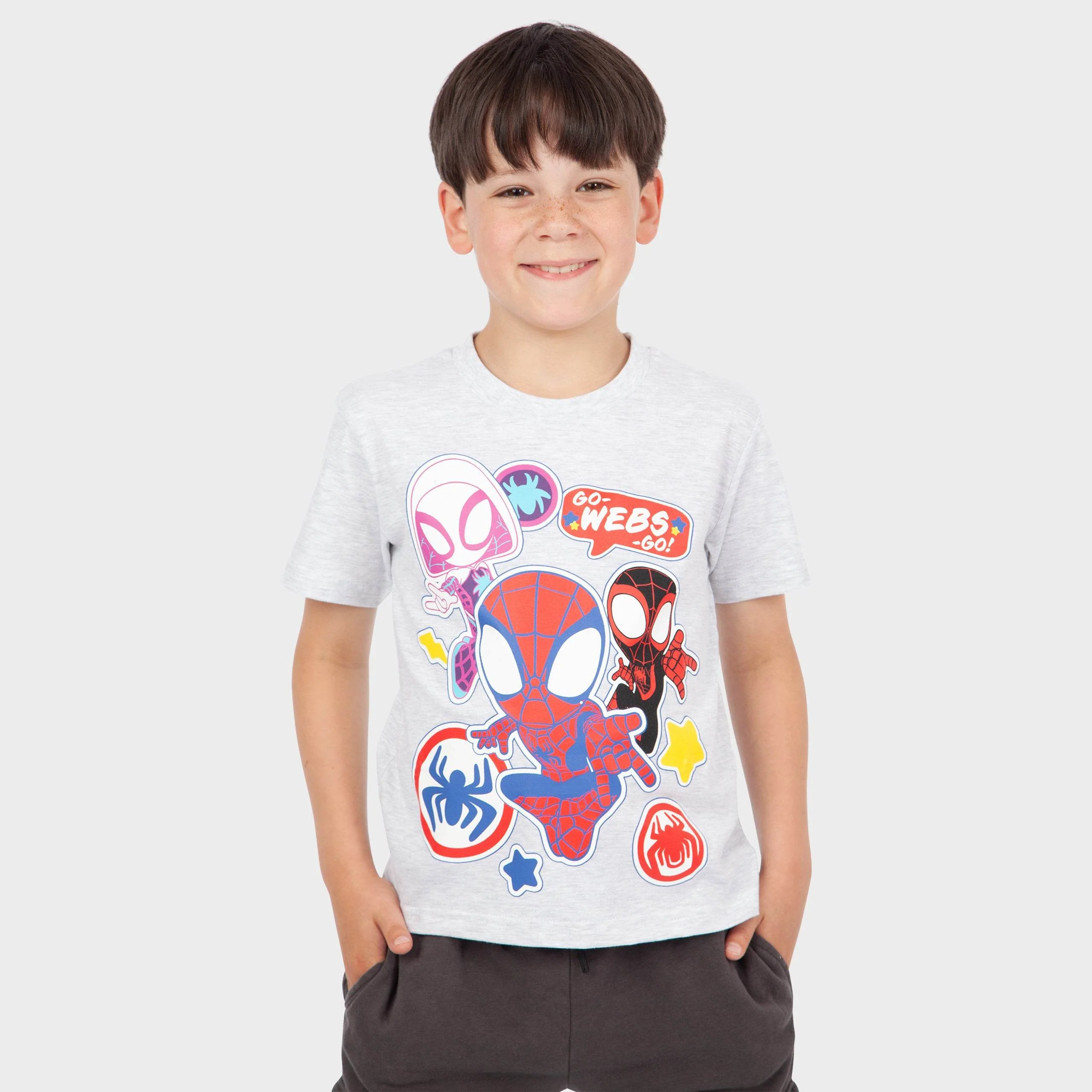 Spiderman T-Shirt - Spiderman, Miles Morales and Gwen Stacy