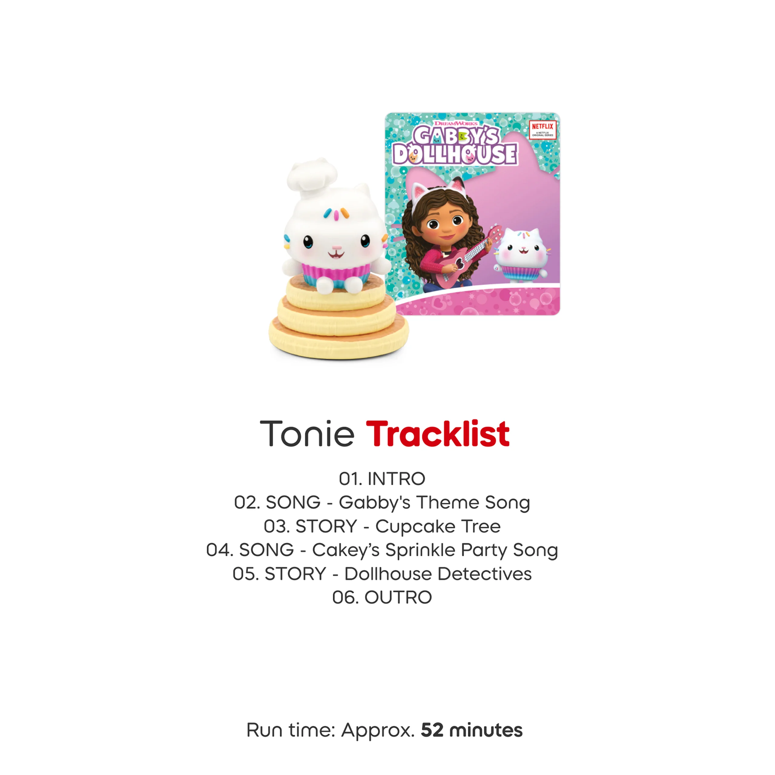 Tonies Gabby's Dollhouse Cakey Cat Audio Figure - Image 3