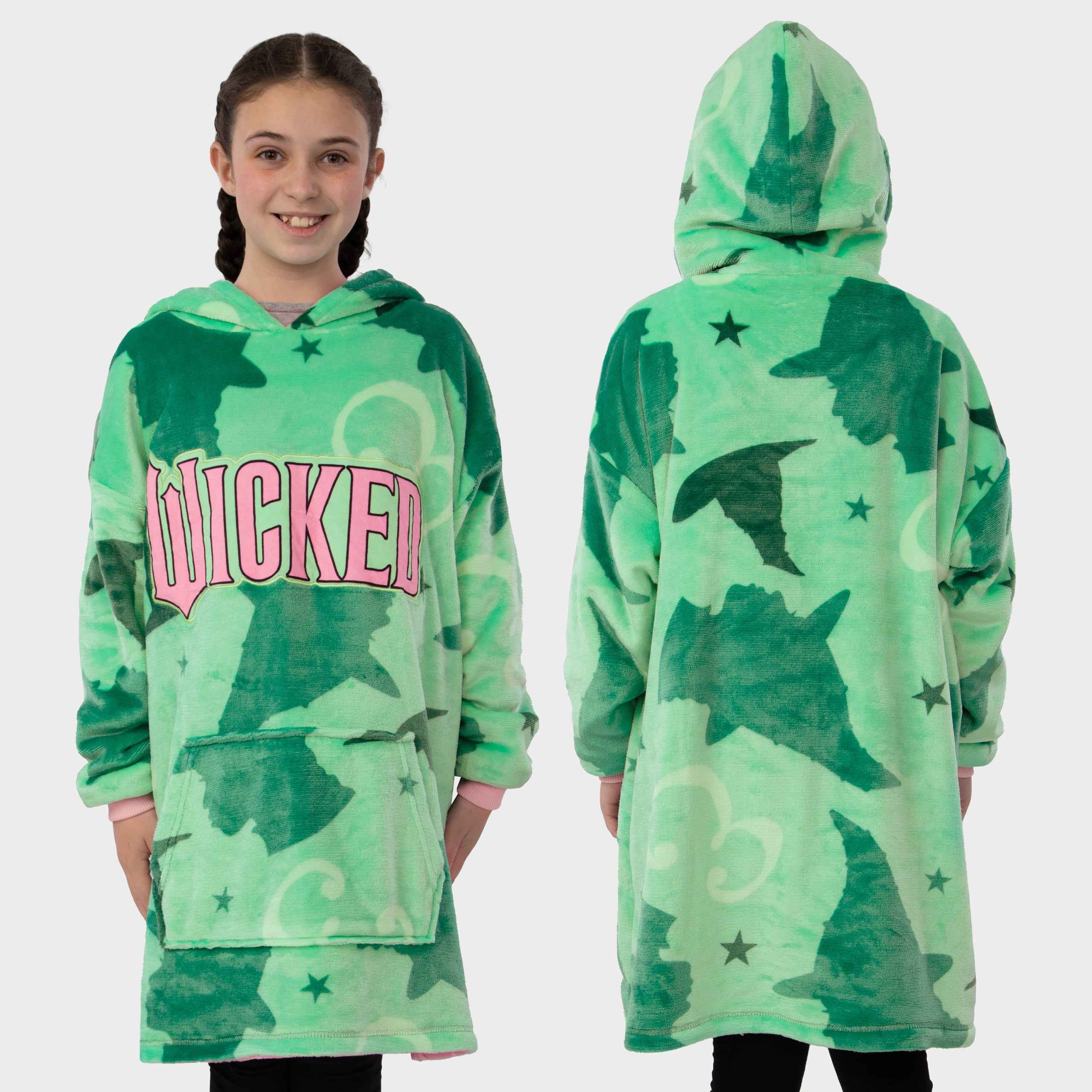 Girls Wicked Reversible Lounge Hoodie One Size Age 6+ - Image 3