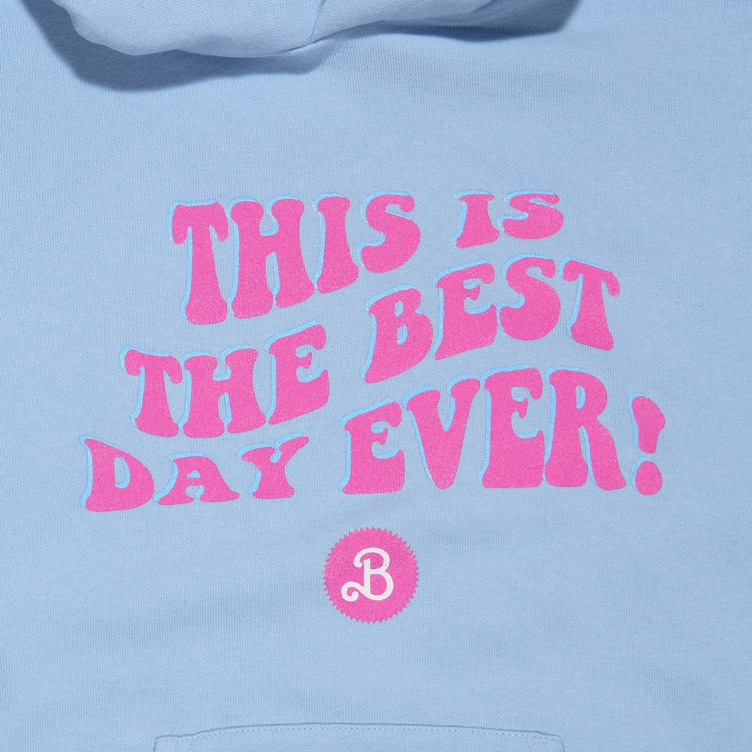 Womens Barbie Best Day Ever Hoodie - Image 3