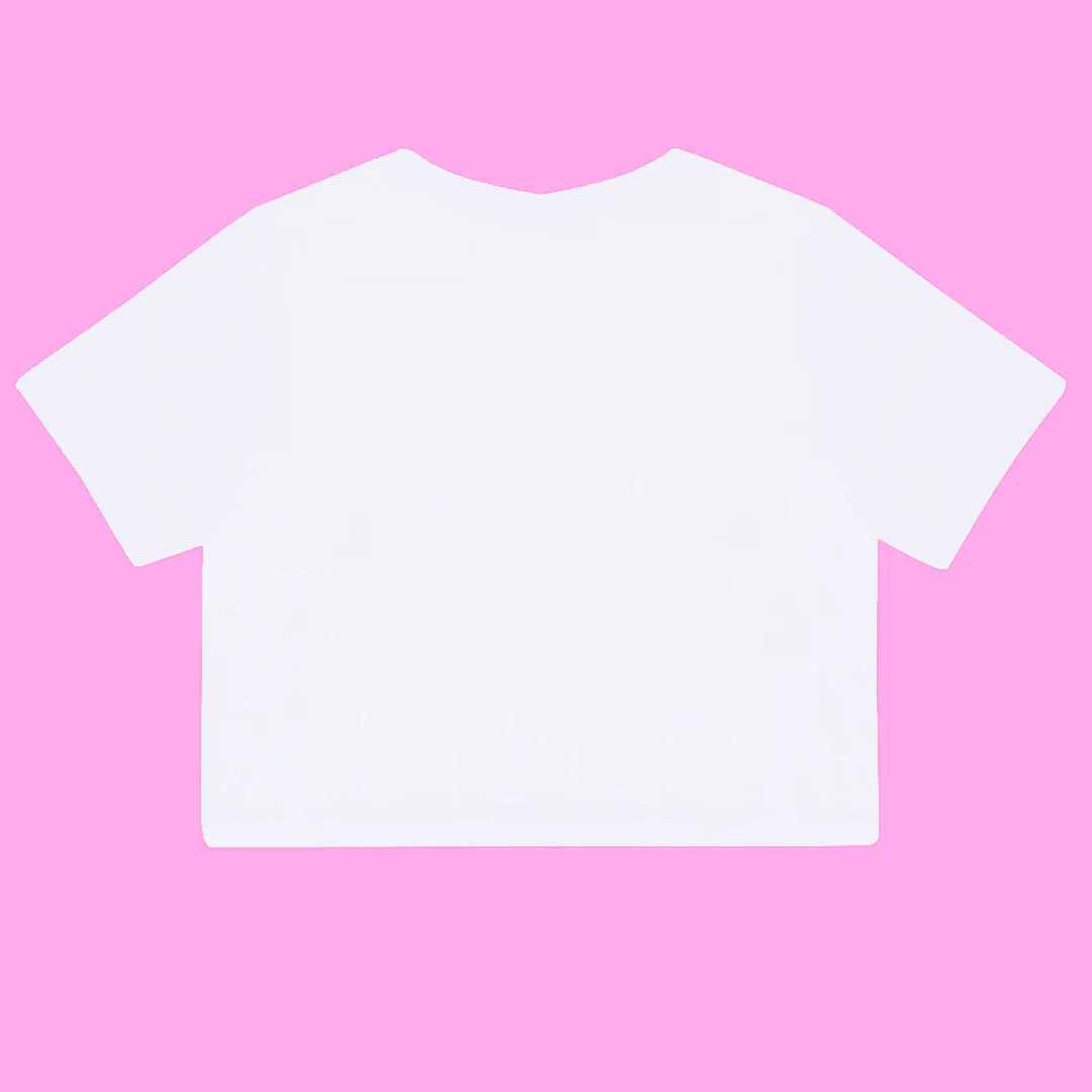 Womens Barbie Cropped T-shirt - Image 4