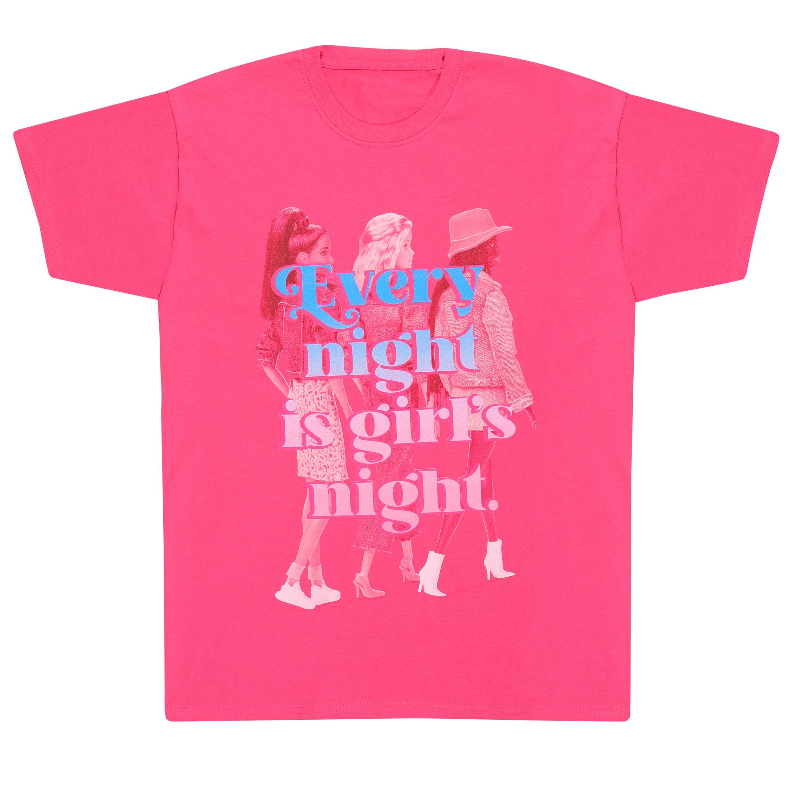 Womens Barbie Girls Night T-Shirt - Image 3