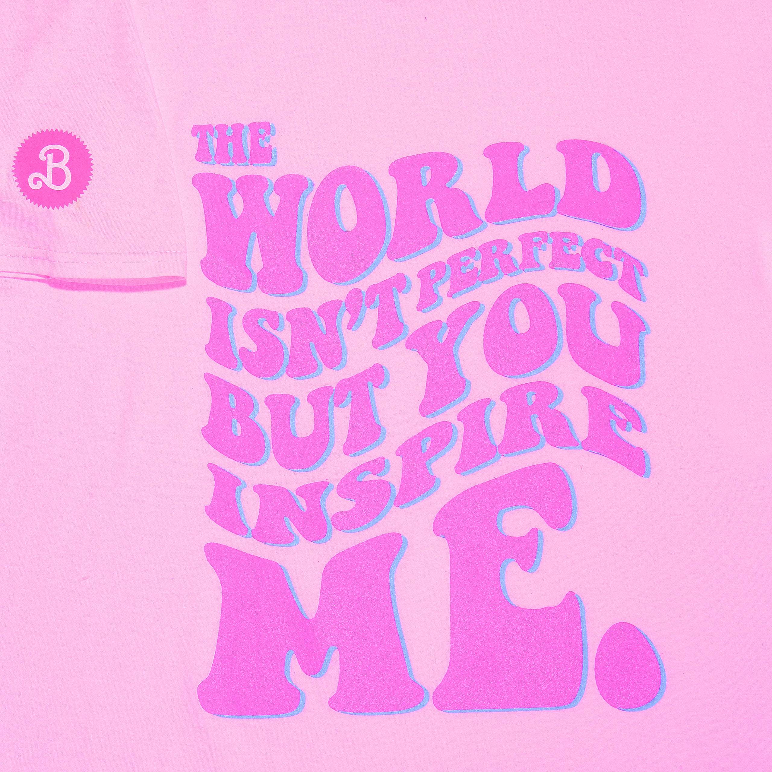 Womens Barbie Inspire Me T-Shirt - Image 4